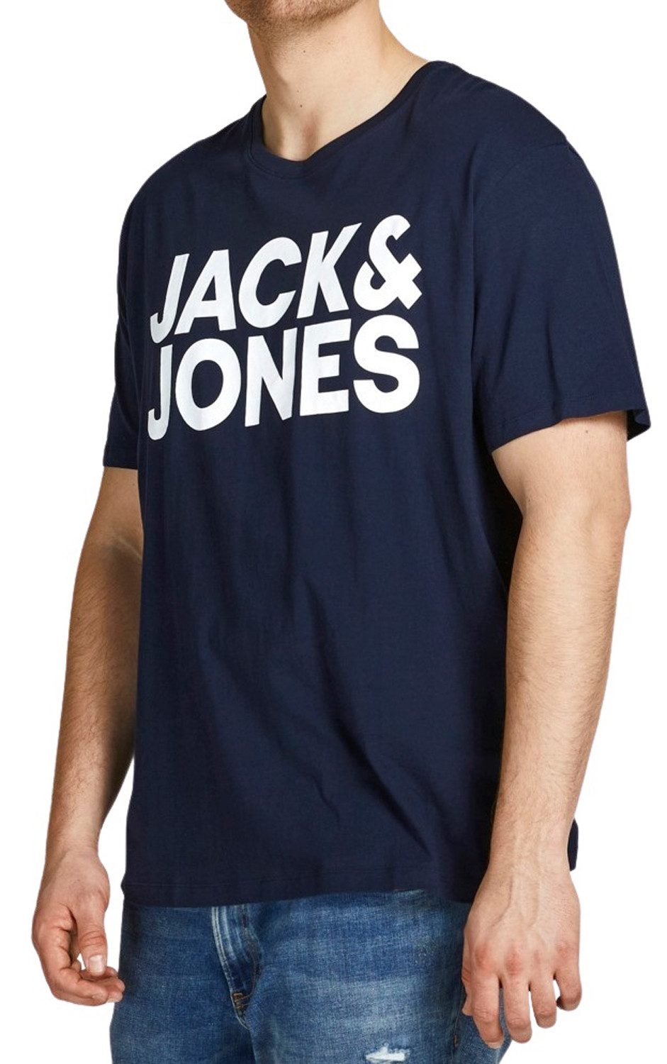 Jack & Jones PlusSize Print-Shirt (Spar-Set, 3er-Pack) Big Size Shirt Überg günstig online kaufen