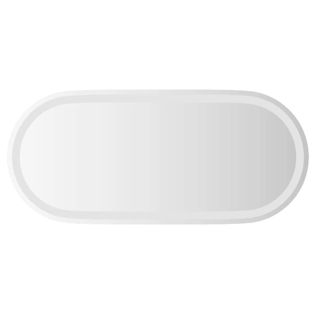 vidaXL Spiegel LED-Badspiegel 80x35 cm Oval (1-St)