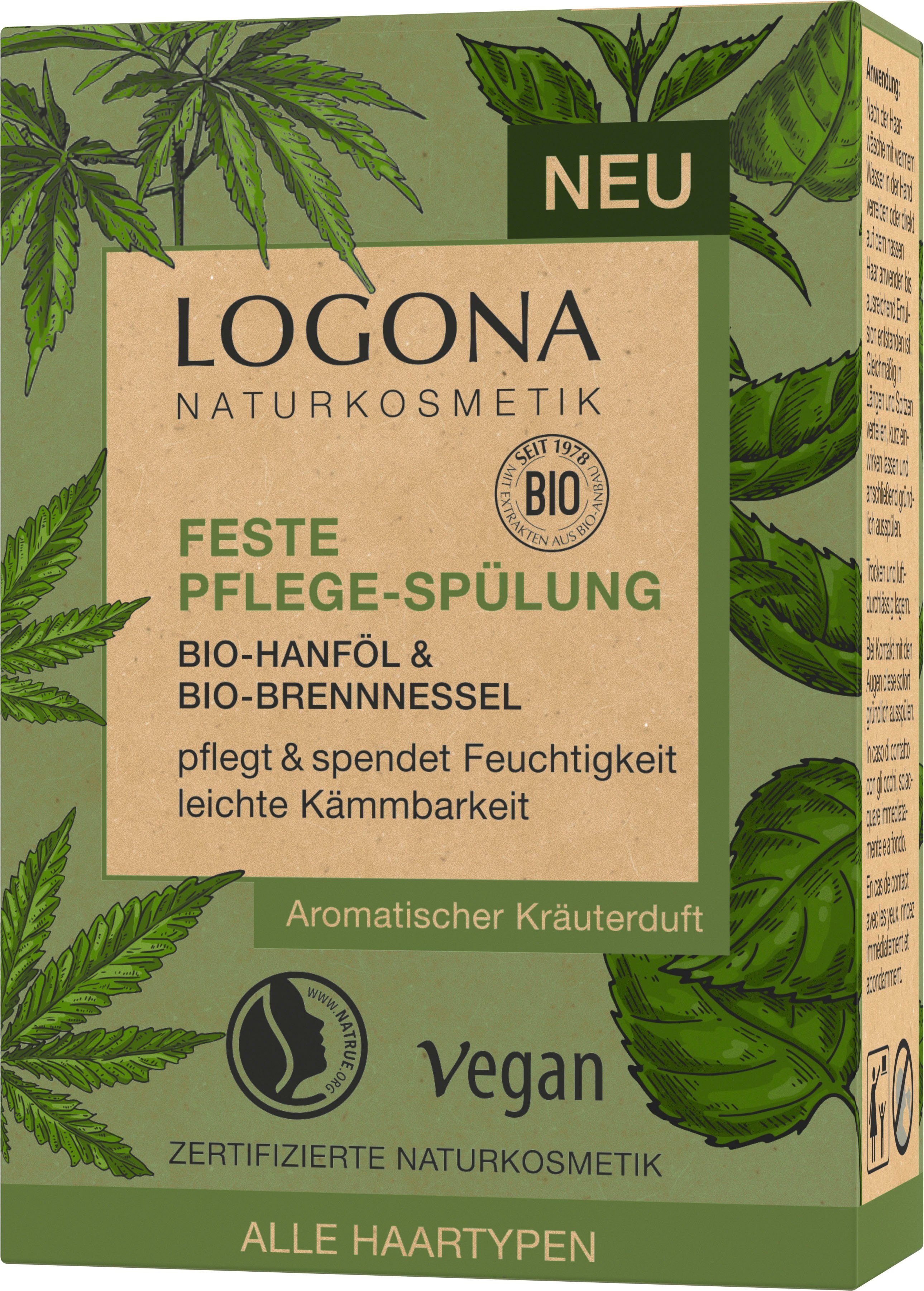 LOGONA Haarspülung Logona Feste Spülung Brennnessel & Hanföl