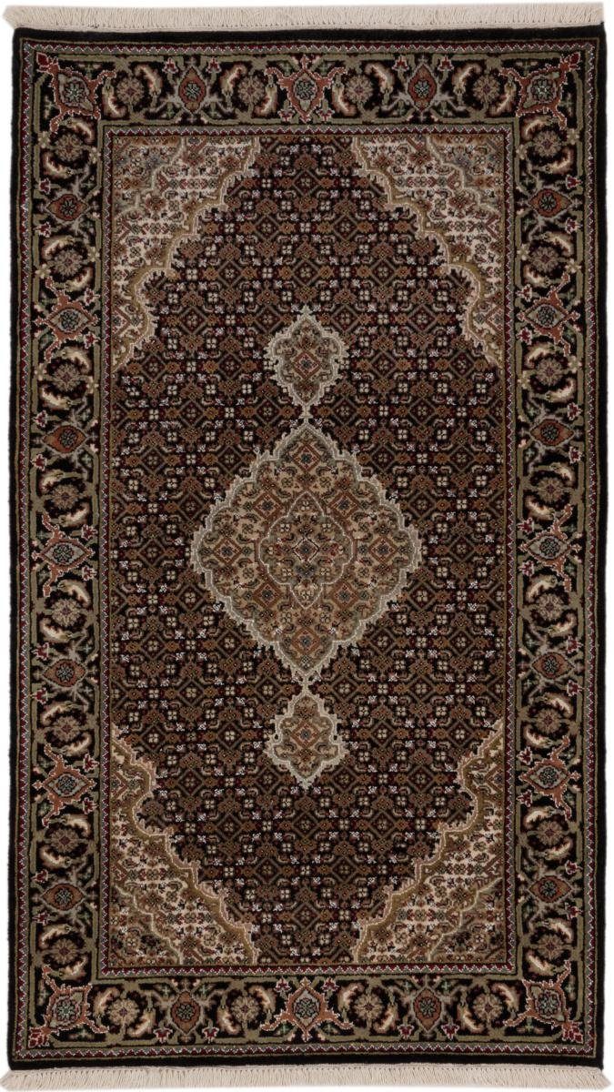 Orientteppich Indo Täbriz 94x160 Handgeknüpfter Orientteppich, Nain Trading, rechteckig, Höhe: 12 mm