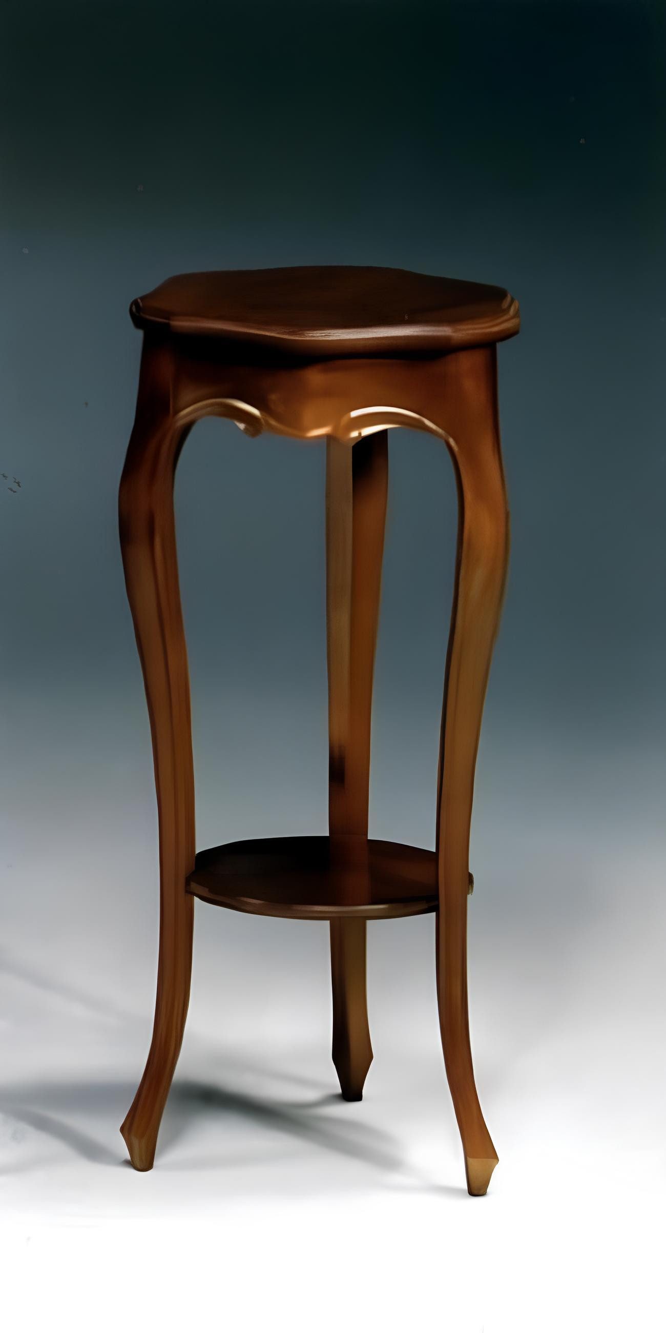 Blumenständer Möbel Stil Barock Holz Italienische Tisch Tische Couchtisch Braun