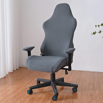 Stuhlbezug Gamingstuhl-Bezüge Gaming Stuhl bezug 4 Stück, Coonoor, Bürostuhl Drehstuhl Bezug mit Armlehnen/Stuhlrücken Bezug