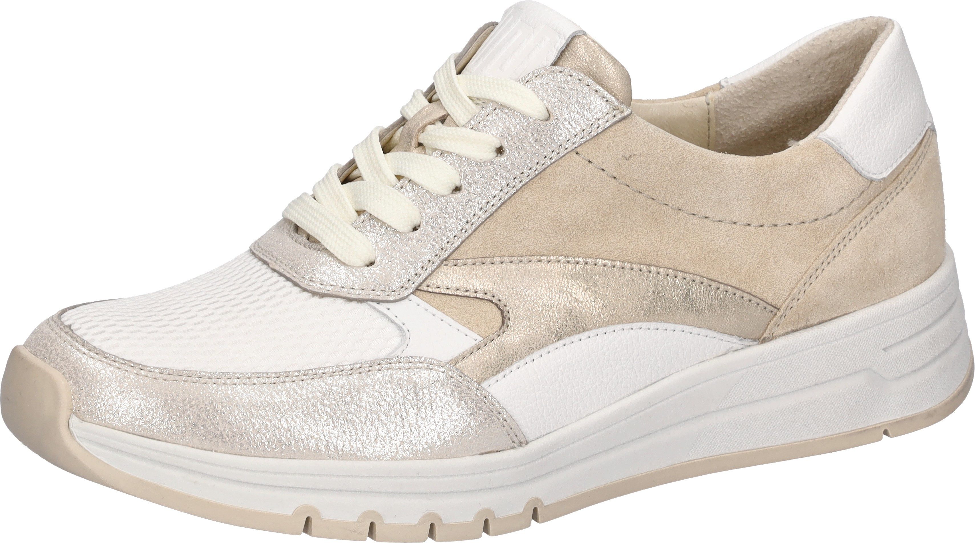 Waldläufer Keilsneaker Schnürschuh, Halbschuh, Freizeitsneaker mit weichem Schaftrand