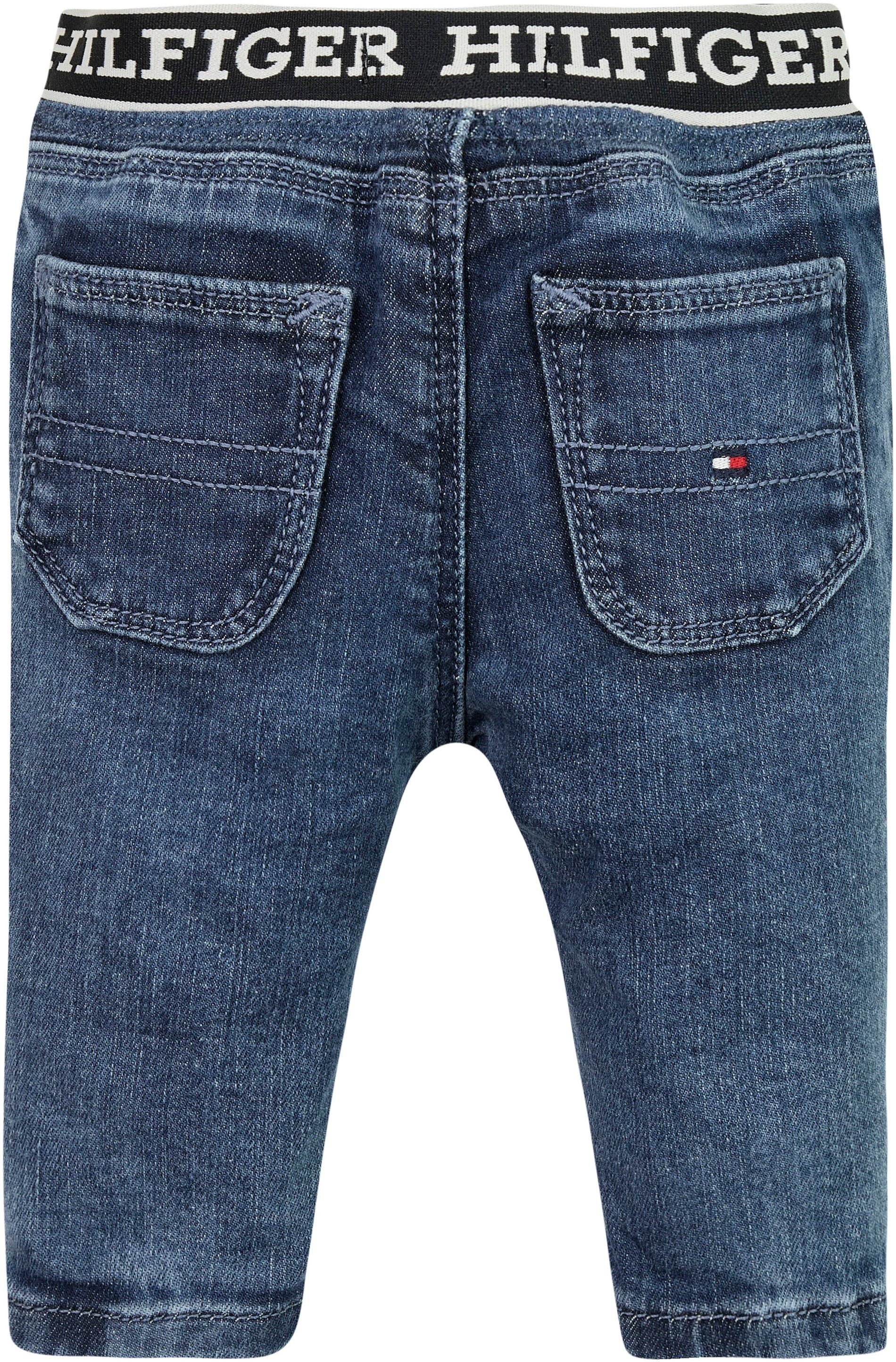 Hilfiger Markenlogo PANTS MONOTYPE BABY Bequeme Tommy mit Jeans DENIM