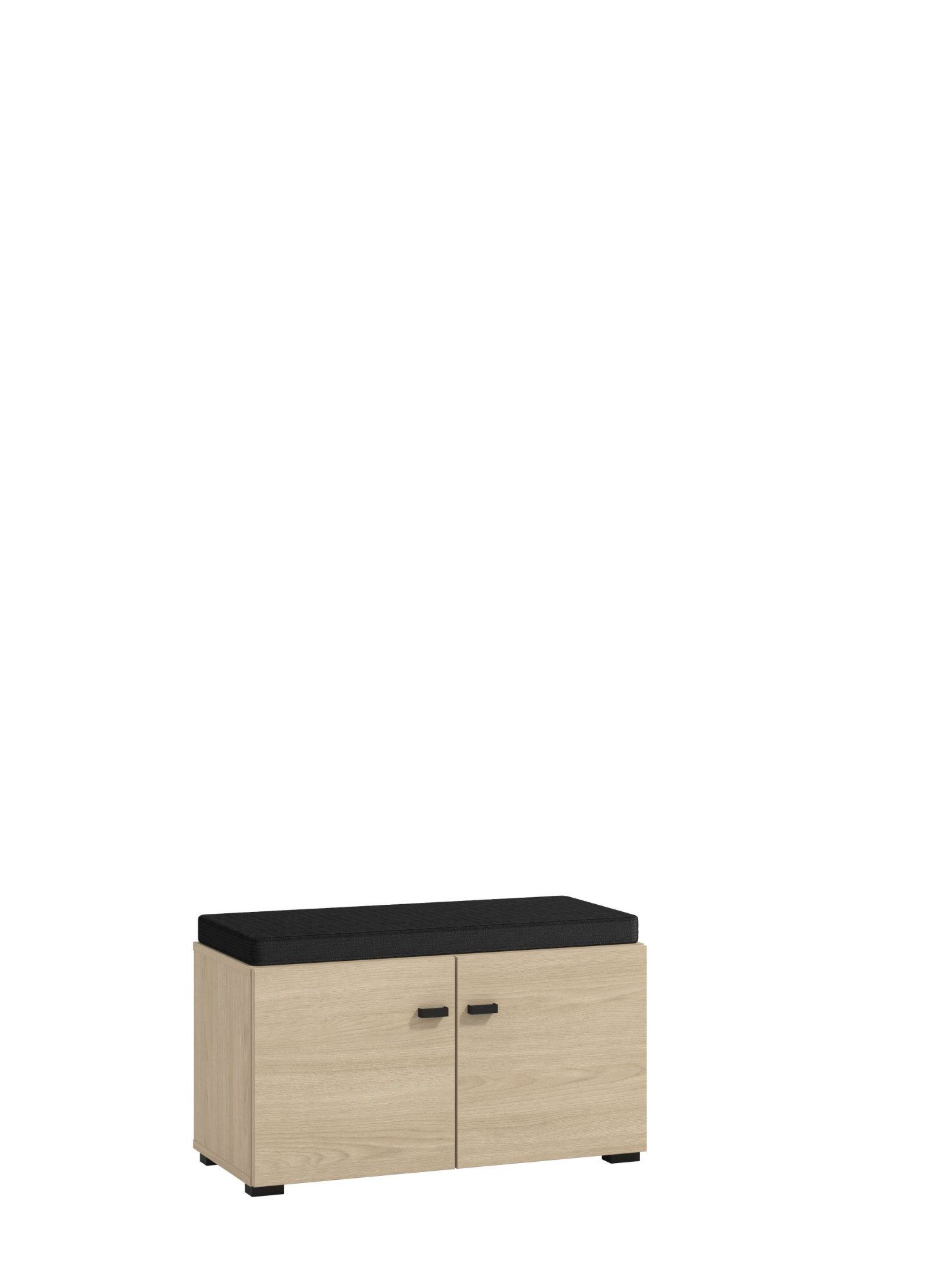 Home affaire Garderoben-Set Rathlin Flurmöbel, Dielenmöbel, Flurschrank, Flurgarderobe, (5-St., 5tlg), inkl. 2 Schränke, Sitzbank mit Kissen, Garderobenpaneele und Spiegel