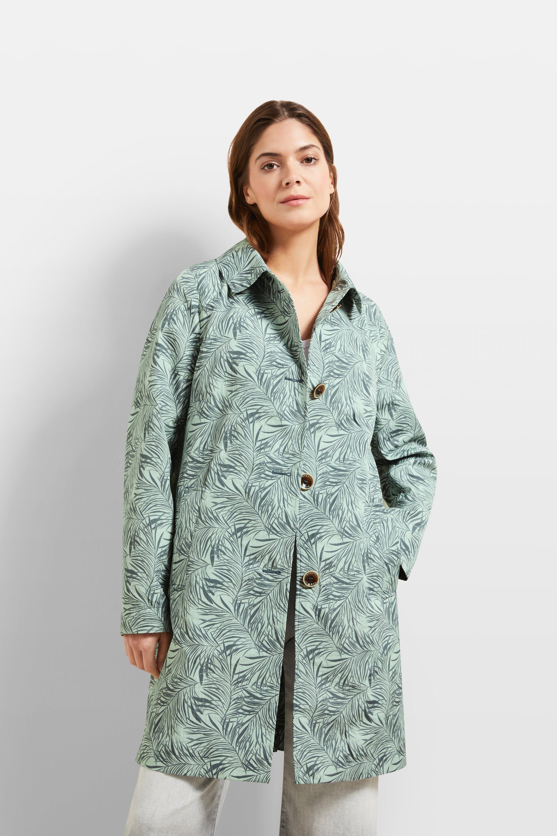 bugatti Kurzmantel mit gerader Schnittform