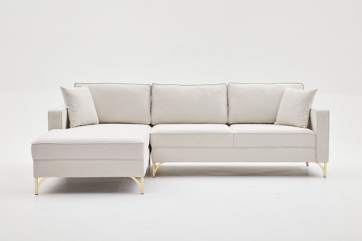 Myhomelando Ecksofa Berlin, mit losen Rückenkissen