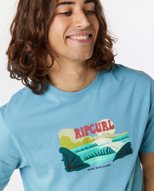 Rip Curl Print-Shirt Kurzärmeliges Horizon Front Print T-Shirt