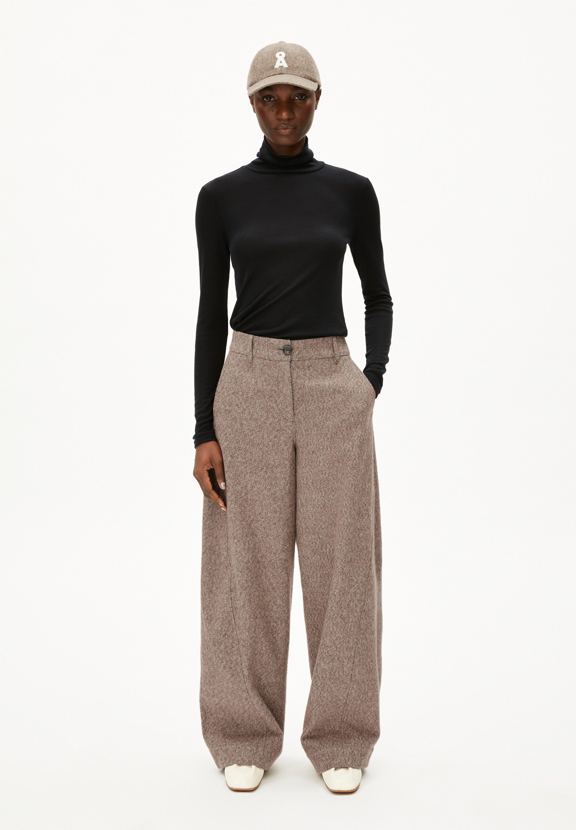 Armedangels Longsleeve GRAZILIAA WOOL BLEND Fitted