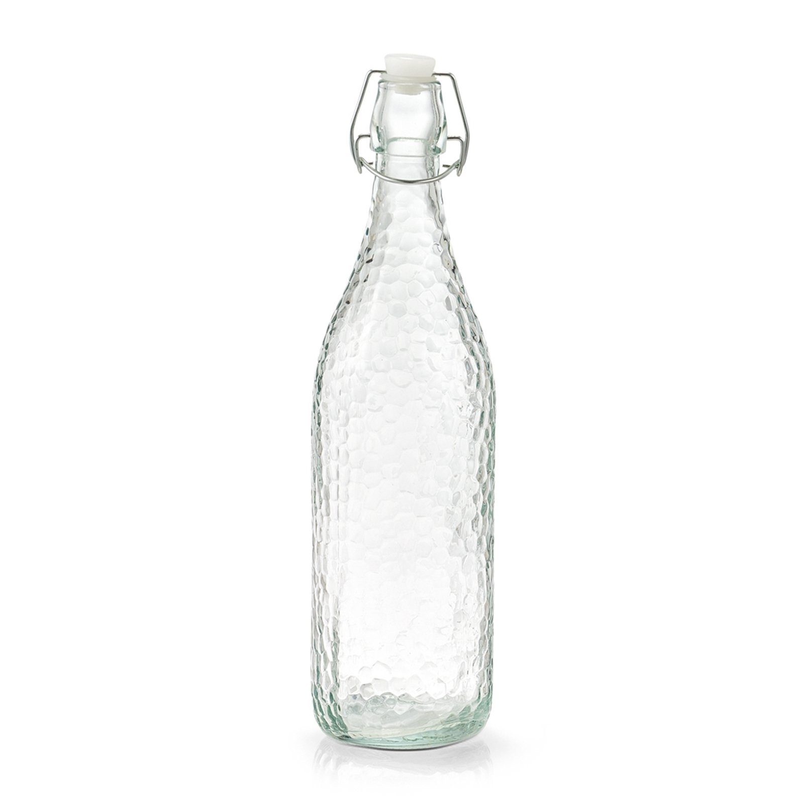 Glasflasche 1000 Befüllen Present Bügelverschluss Zeller ml, Vorratsglas zum mit (1-tlg), Glas,