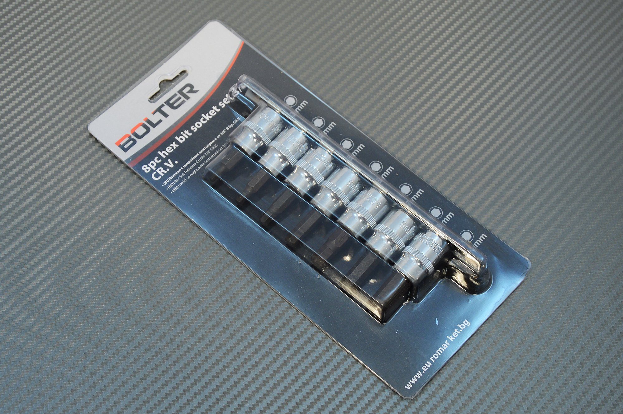 Bolter Steckschlüssel Bit Einsatz 3/8" Innensechskant Einsätze Nuss Sechskant Steckschlüssel (1 St)