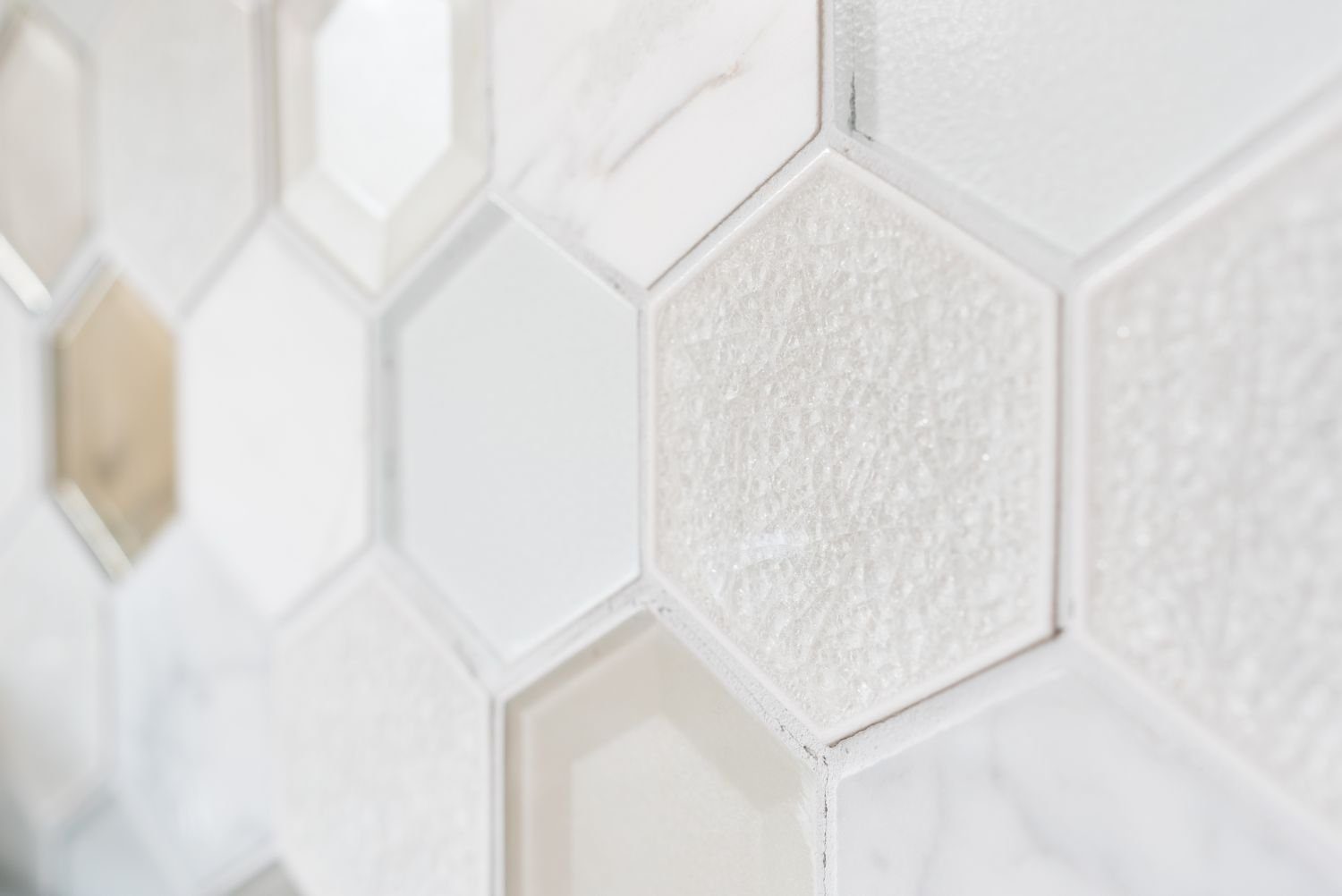 Mosani Küchenrückwand Glasmosaik Naturstein Mosaik 10-tlg), 3D (Set, Matten, weiß Wandverkleidung Dekorative glänzend / 10