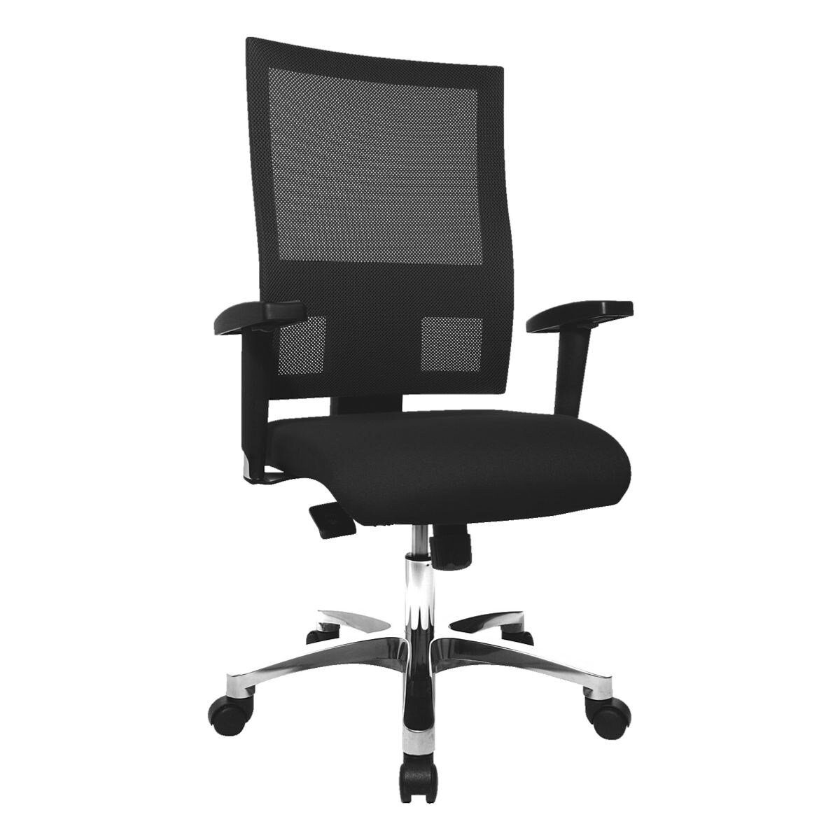 TOPSTAR Schreibtischstuhl Pro Net SY, mit Flachsitz und Netzrückenlehne, (ohne Armlehnen) schwarz