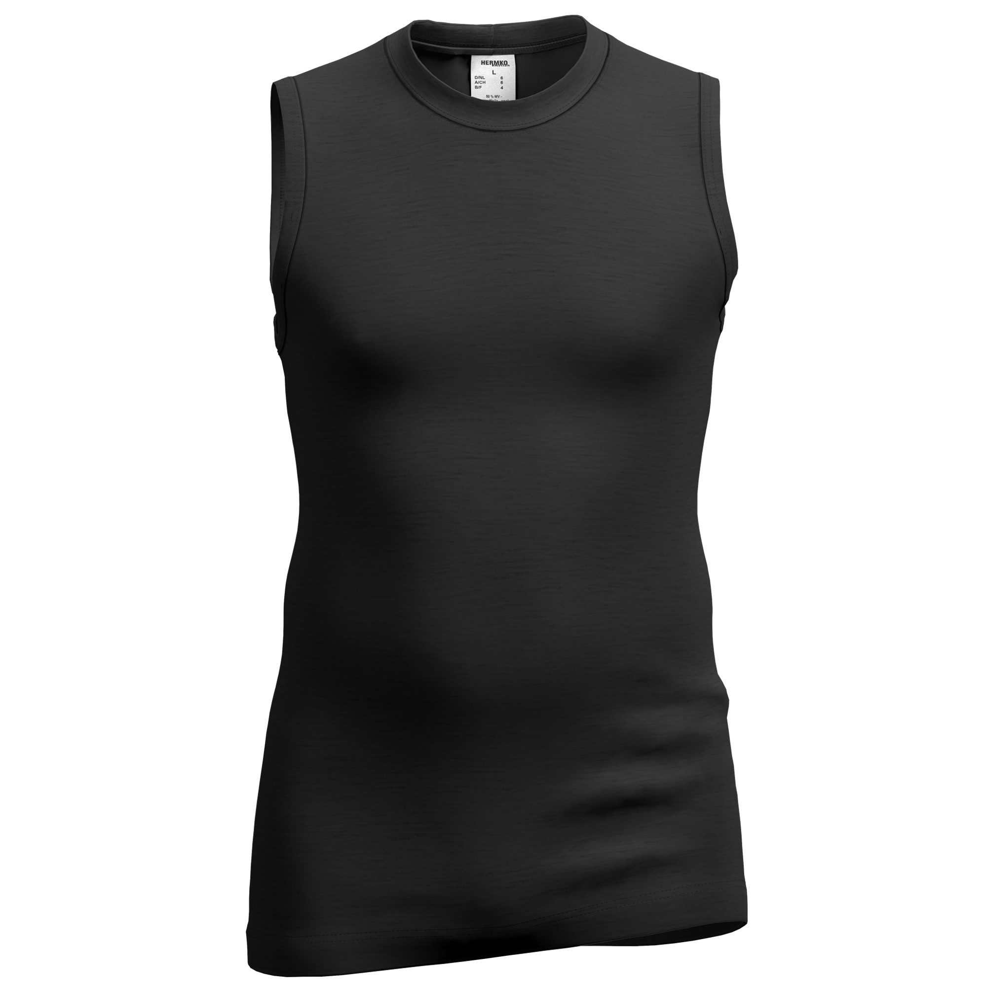 HERMKO Achseltop 40040 Herren Muskelshirt aus Merinowolle / Tencel günstig online kaufen