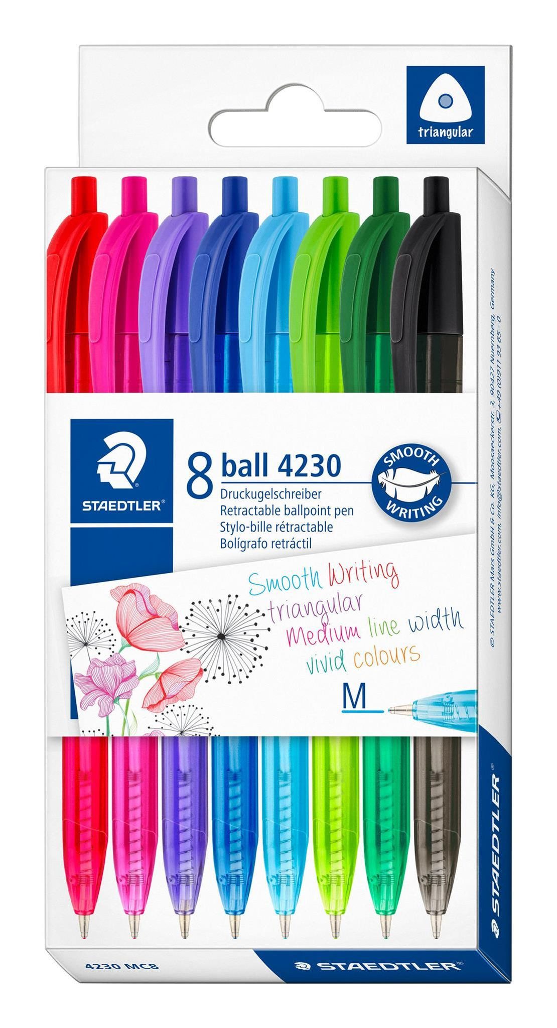 STAEDTLER Kugelschreiber Staedtler Kugelschreiber ball 4230 M 8ST