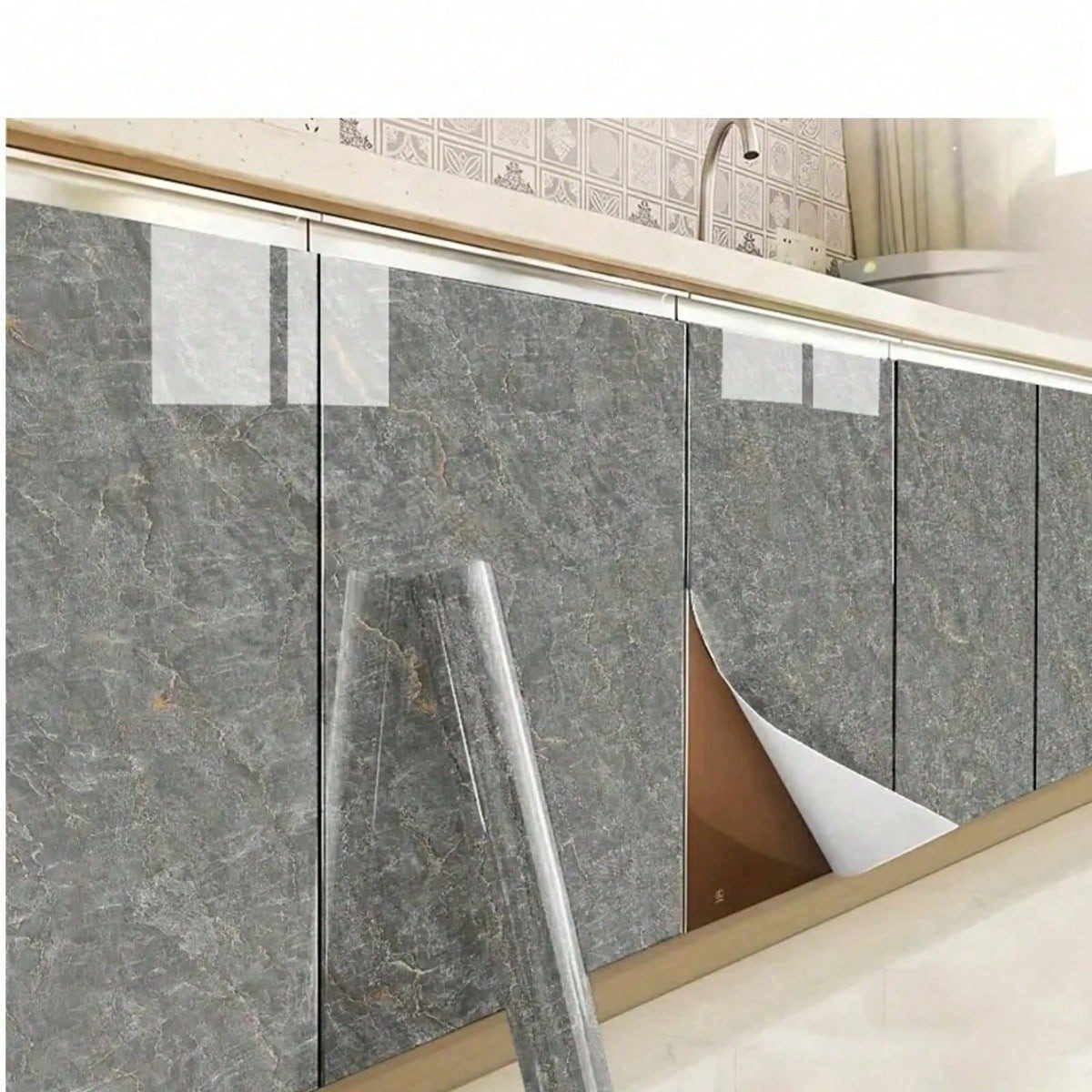 HomeBella Vinyltapete Selbstklebende Marmor Tapete Wasserfest & abziehbar, günstig online kaufen