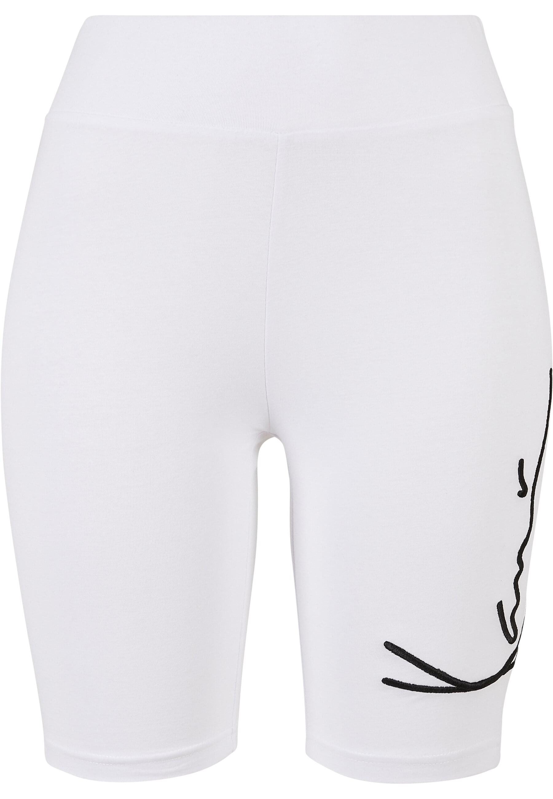 Karl Kani Radlerhose Karl Kani Damen KKWQ22003WHT Signature Cycling Shorts white (1-tlg)