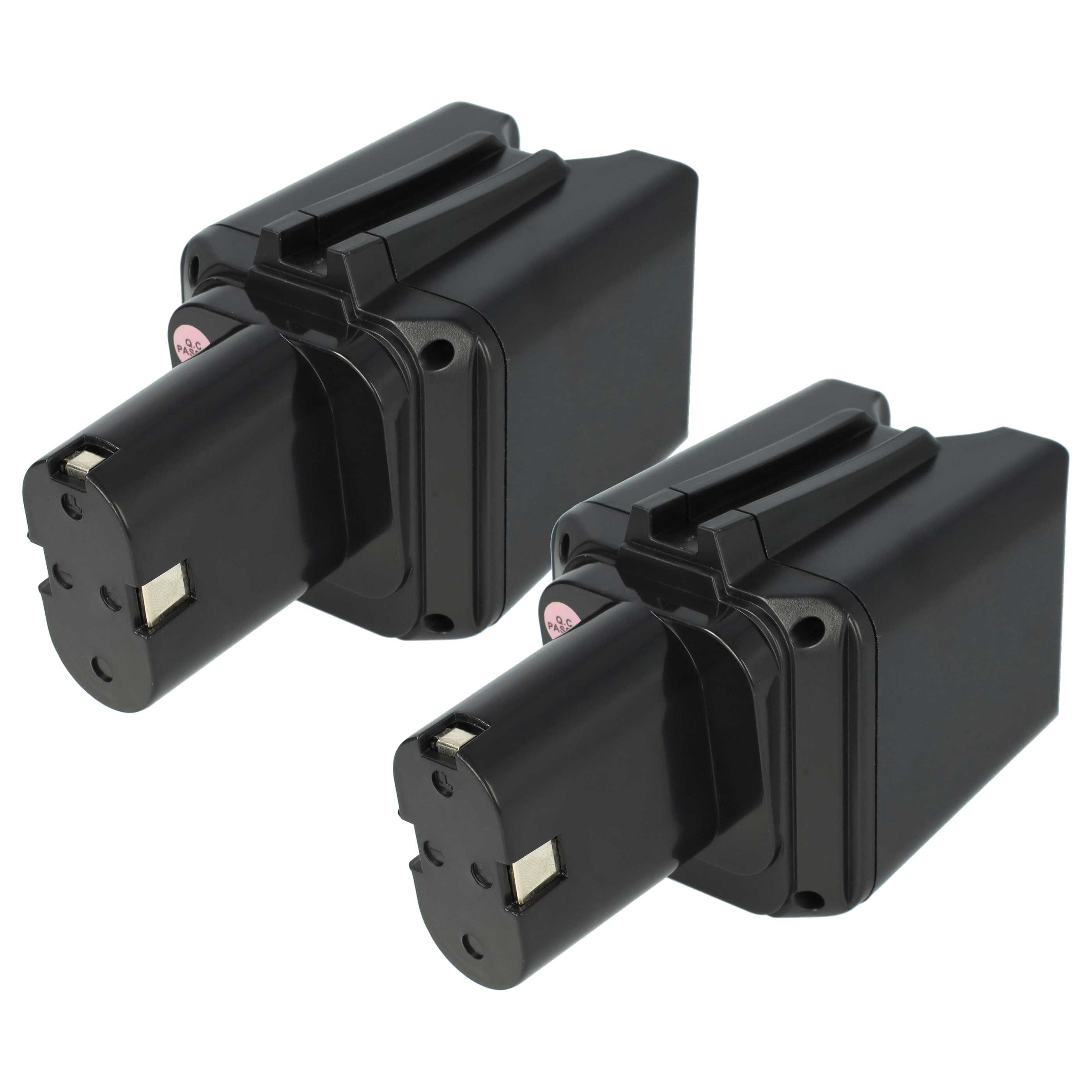 vhbw Akku passend für Bosch PSR-Serie 1. Generation Elektrowerkzeug (1,5 Akku Akku NiMH 1500 mAh (9,6 V, 2 St), Leistungsfähige Austausch-Akkus für Werkzeug Powertools wie