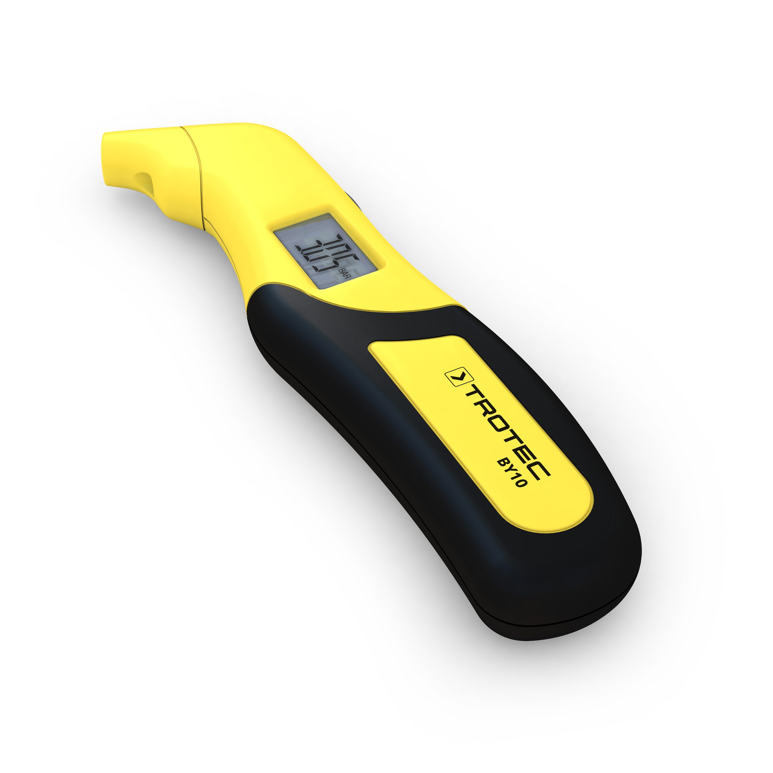 TROTEC Tire Pressure Monitoring System Tire Pressure Gauge BY10, Digital Gauge, Integrated Flashlight