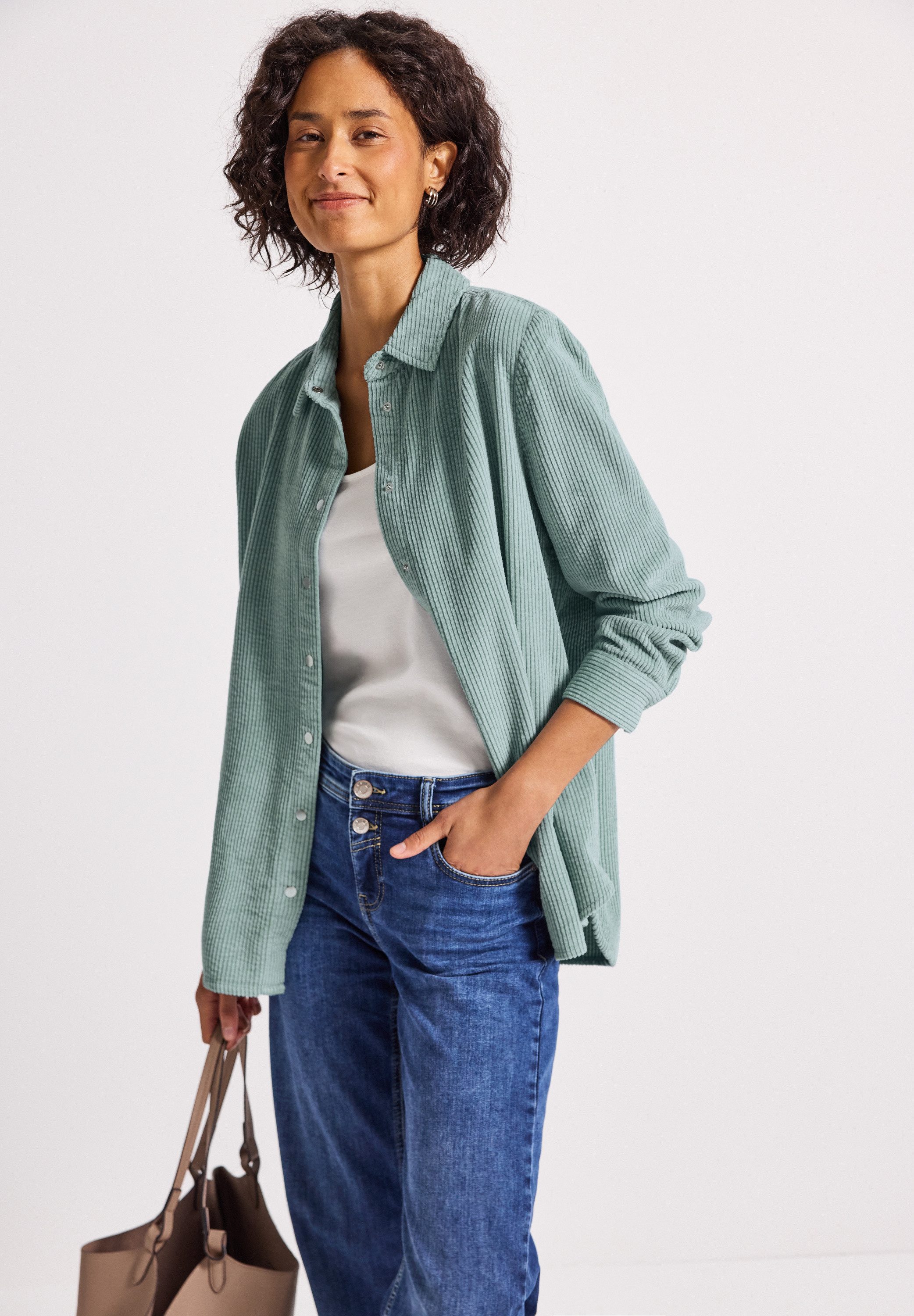 STREET ONE Hemdbluse mit Hemdkragen günstig online kaufen