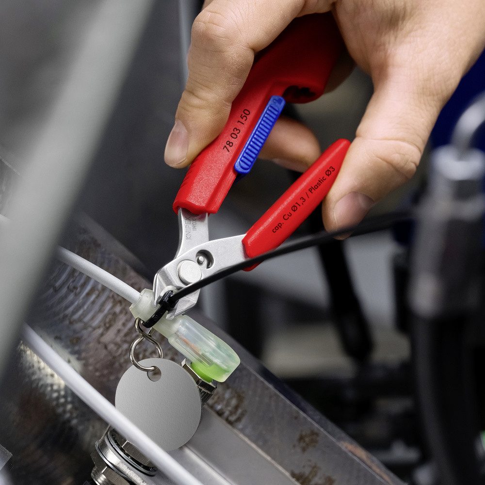 Knipex Seitenschneider Knipex 78 03 150 V01 Elektrotechnik und Feinwerktechnik Schneidzange – Bild 2 von 5