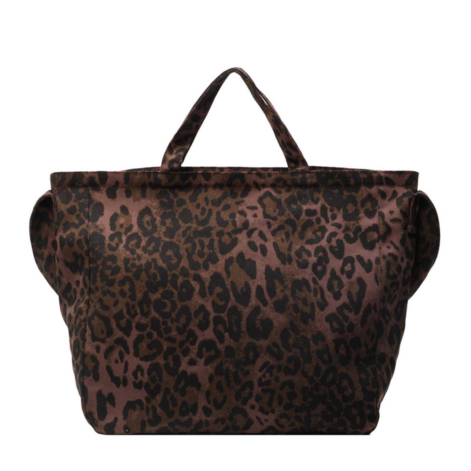 Zaewry Schultertasche Hobo-Tasche mit Leopardenmuster, große Kapazität