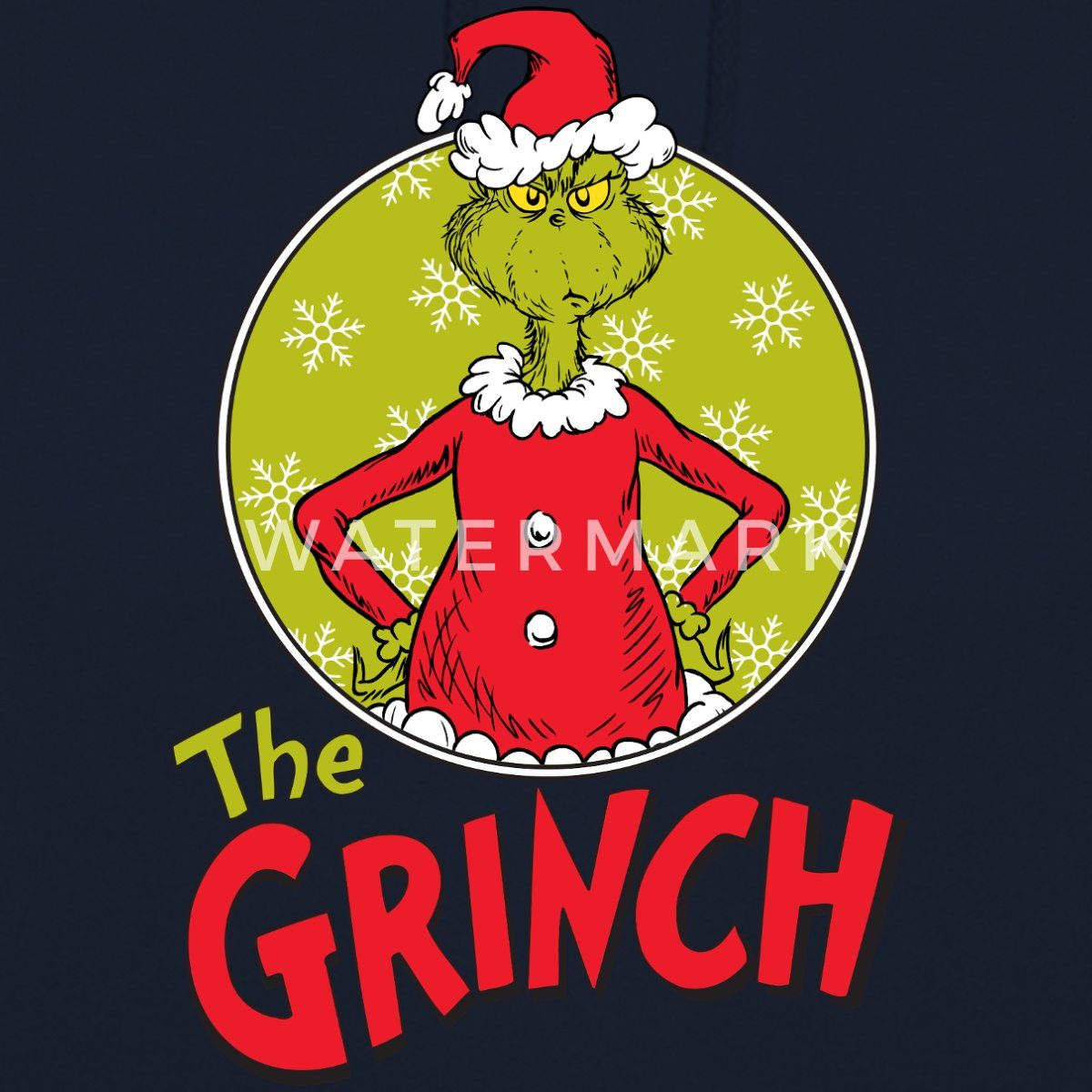 Spreadshirt Hoodie Der Grinch Logo The Grinch Unisex Hoodie (1-tlg)