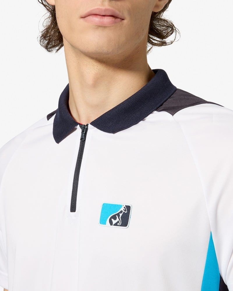 Australian Poloshirt League Ace 2025 weiss Herren