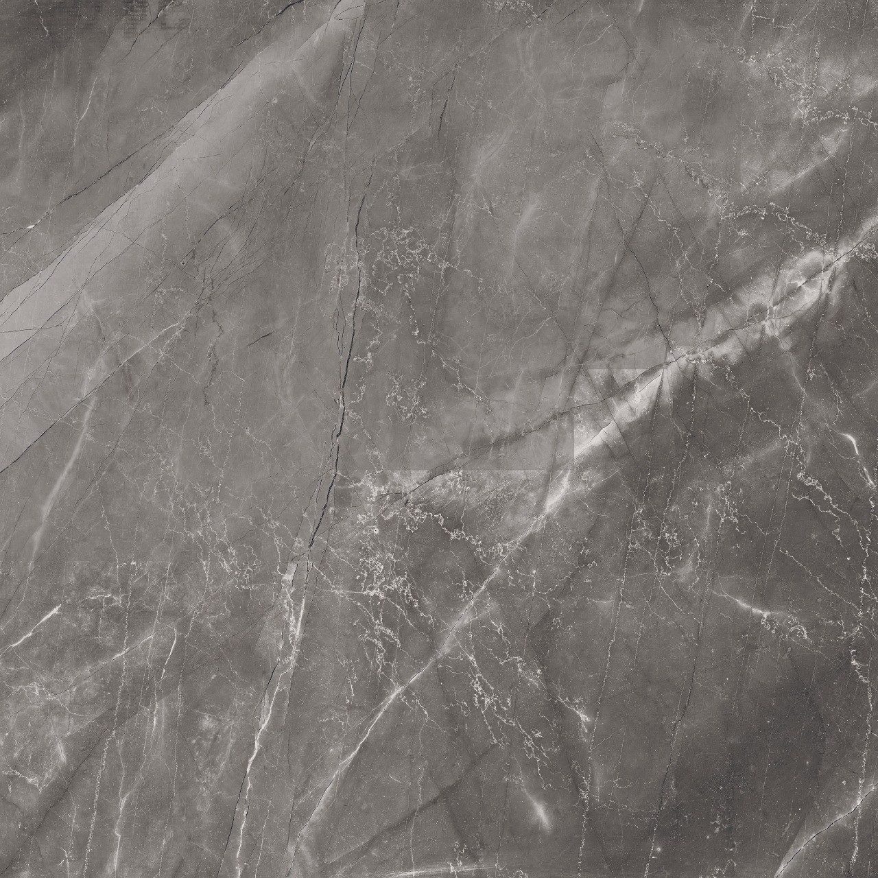 Bodenfliese 1 Paket (1,44 m) Fliesen VENEZIA NERO (60 × 60 cm), grau, Fußboden Im Haus Wand Bodenbelag Steinoptik Badfliesen