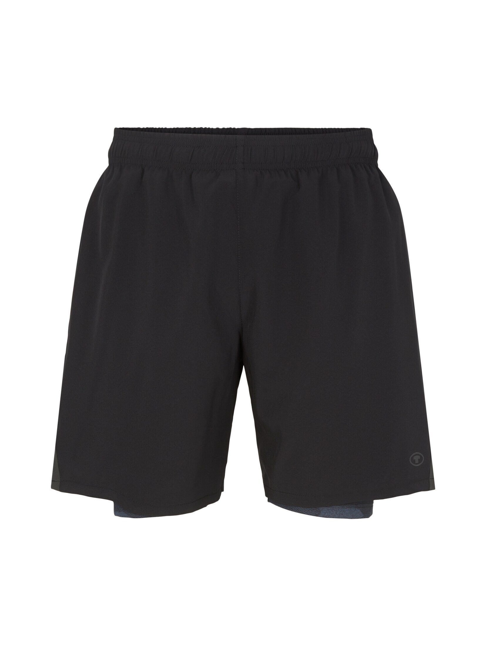 TOM 2-in-1 Shorts TAILOR Trainingsshirt Black/Black