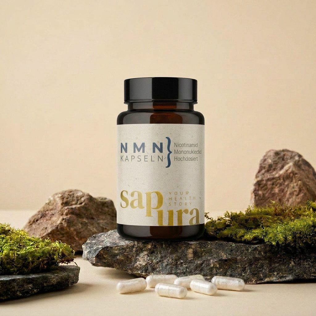 SAPURA Health NMN Nicotinamid-Mononukleotid Kapseln 60 St. Kapseln, 1 er 23.67 g, vegan, ohne Zusatzstoffe