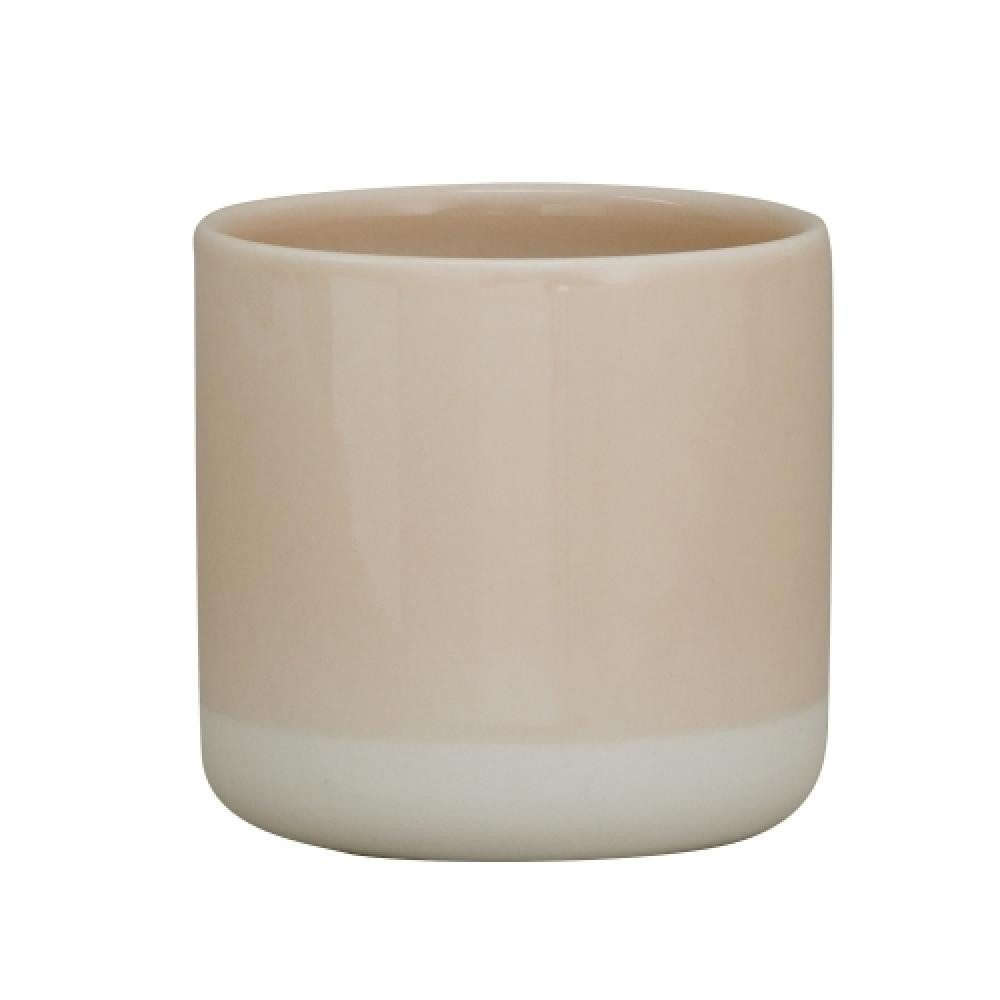 Dibbern Becher CANTINE Beige Corde Becher, Qualitätskeramik