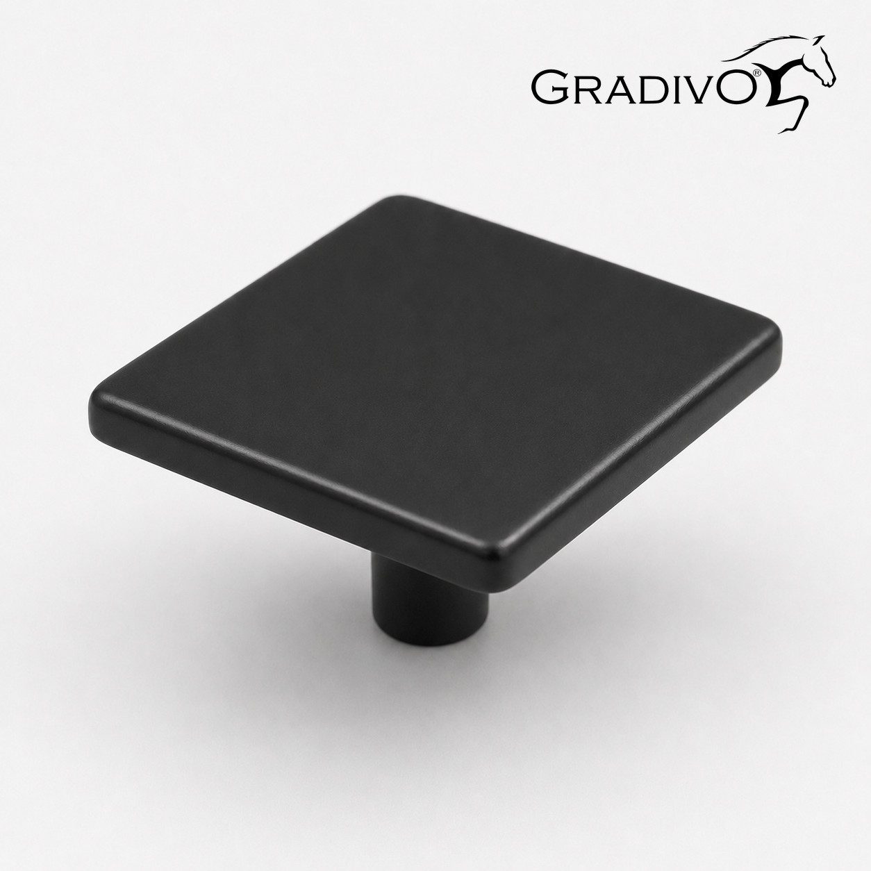Gradivo Möbelgriff Schrankknopf Schubladenknopf 157 - Schwarz