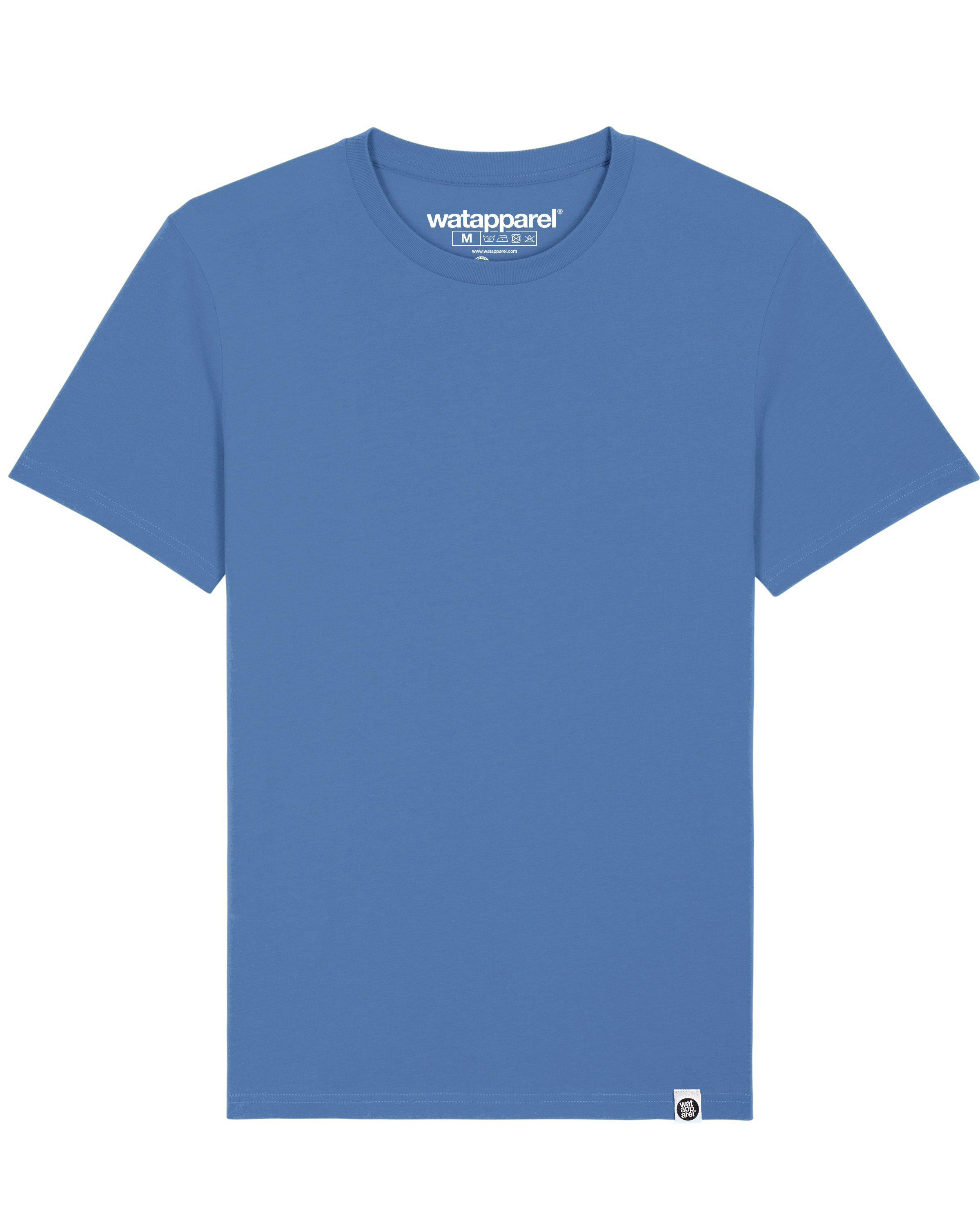 wat? Apparel Print-Shirt Bio Basic Tee (1-tlg) Bright Blue | T-Shirts