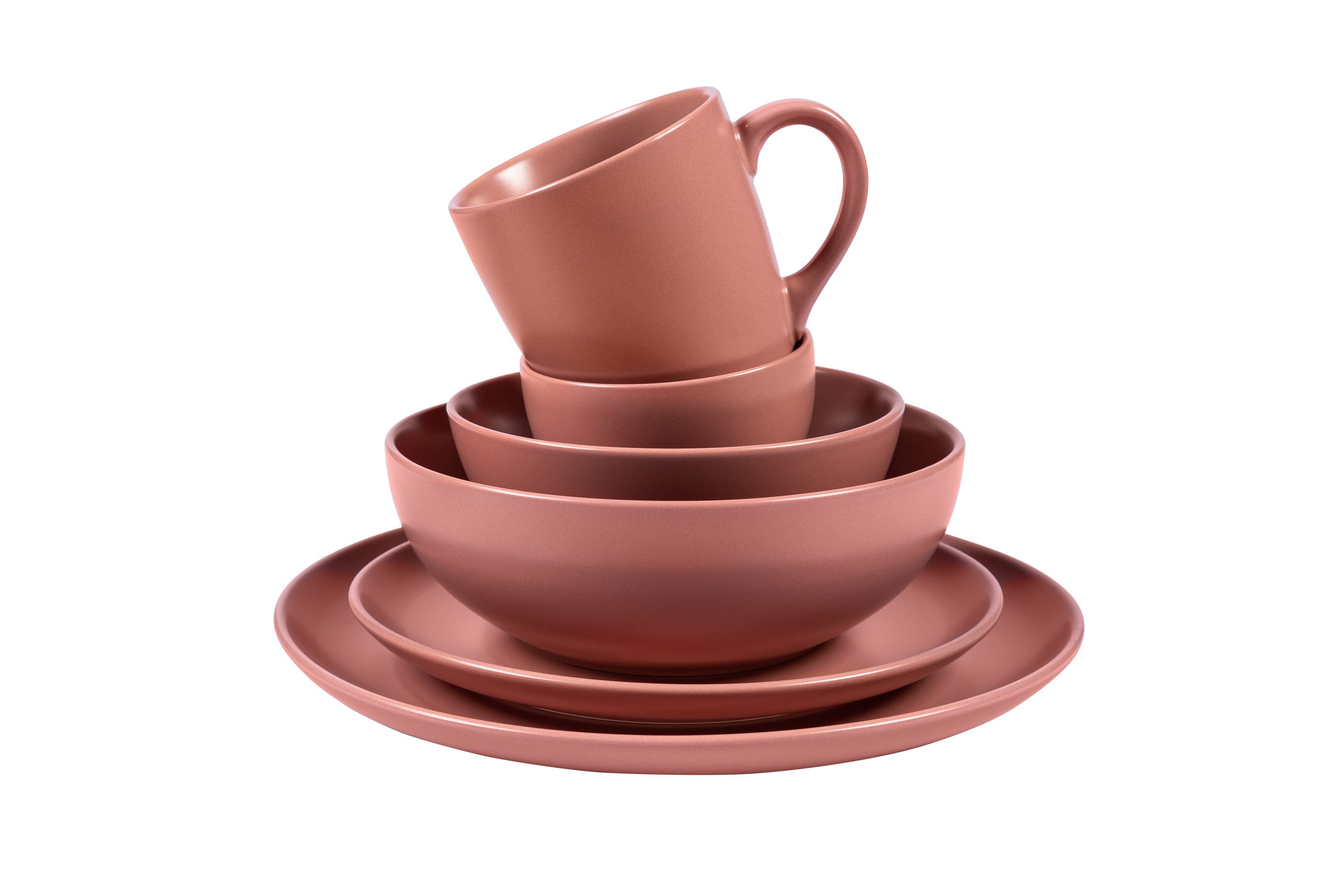 Sallys Geschirr-Set - Silky Glaze, 12 Teilig, Hochwertiges Porzellan