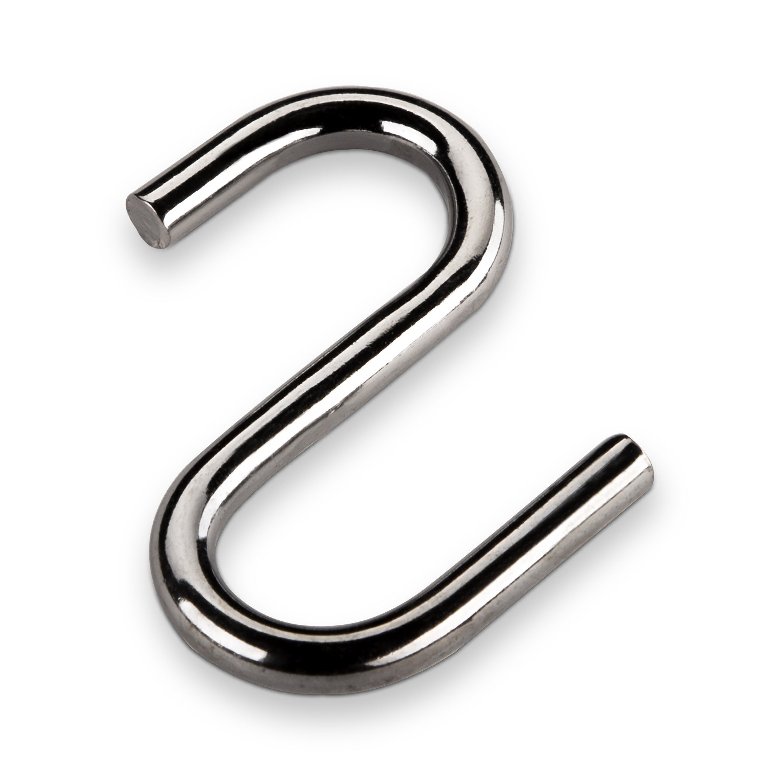 Küchenrückwand 6 Stück S-Haken, für Küchenreling und Reling mit 16 mm Rohrd