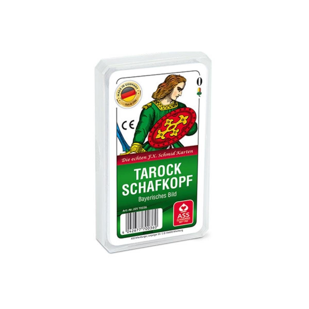 Spiel, 22570036 - Bayerisches Schafkopf/Tarock, Bild (Kunststoffetui) Familienspiel Altenburger ASS