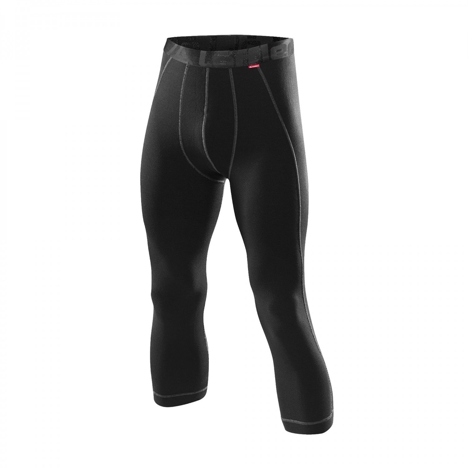 Löffler Lange Unterhose Herren 3/4 UNDERPANTS TRANSTEX® WARM BLACK