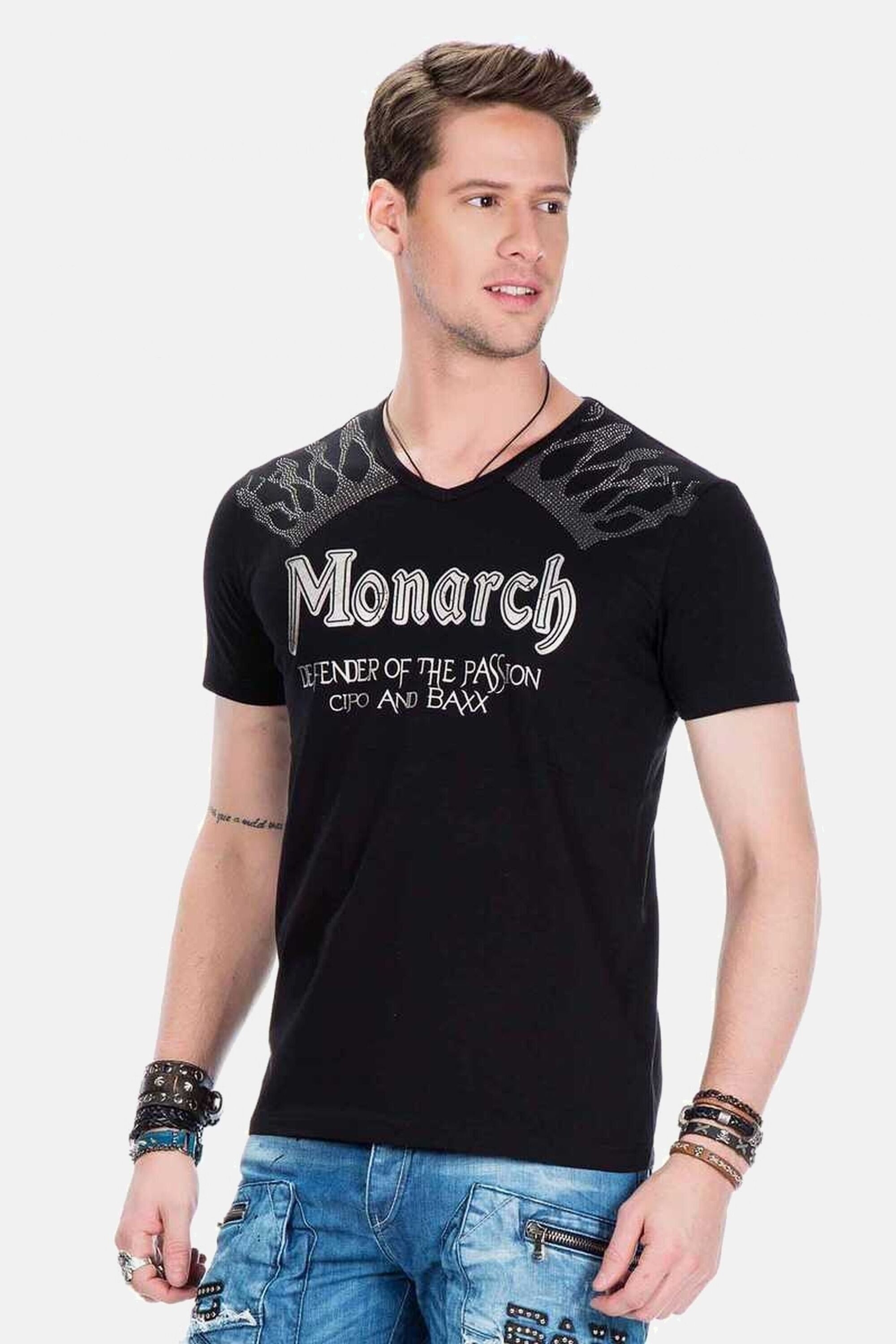 Cipo & Baxx T-Shirt Herren T-Shirt günstig online kaufen