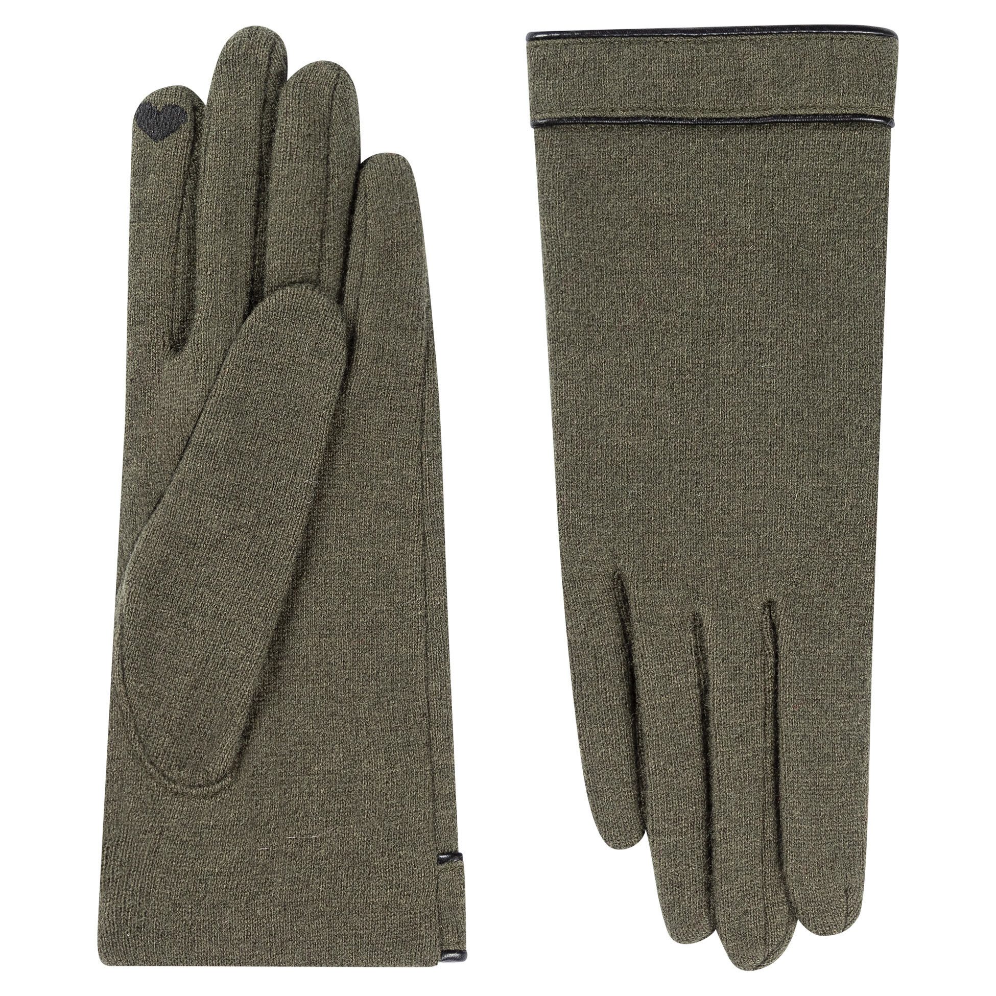 Roeckl Strickhandschuhe Leather Piping günstig online kaufen