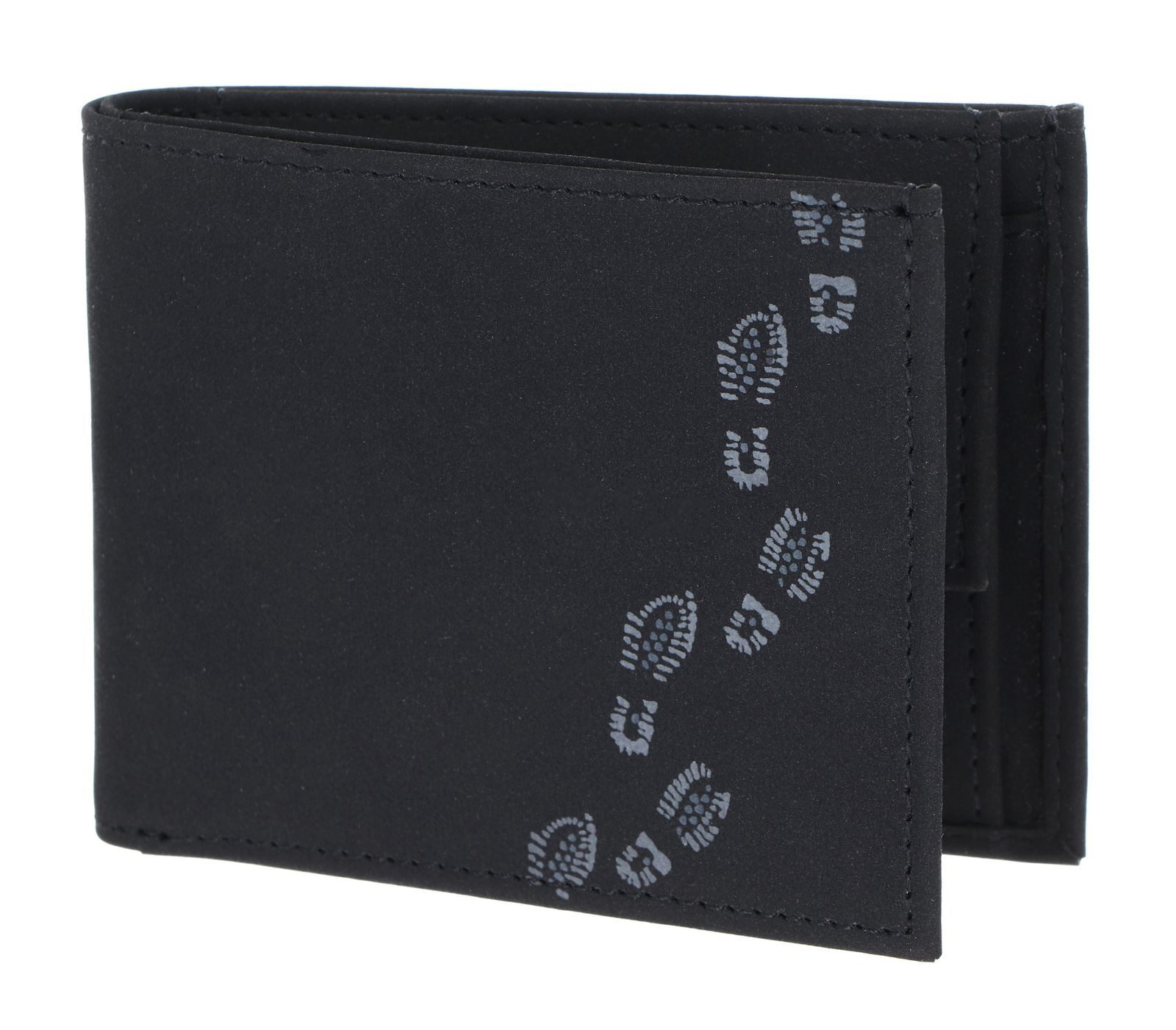 Footsteps Print Grey Black