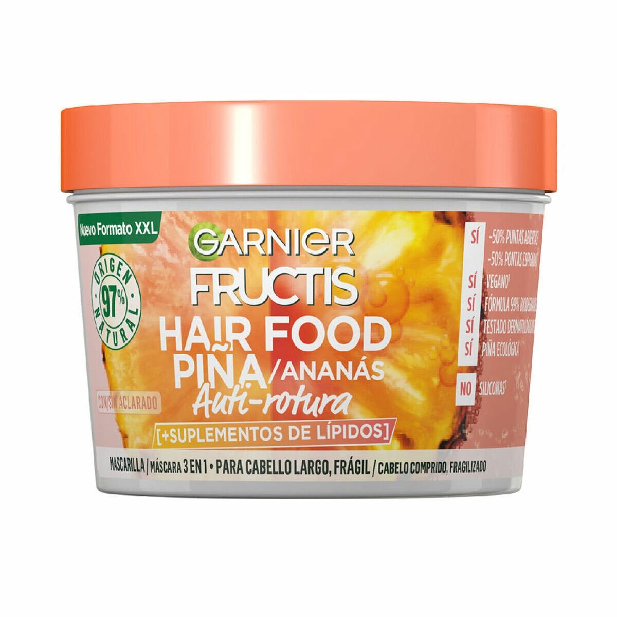 GARNIER Haarmaske GARNIER Fructis Hair Food Piña Mascarilla Anti-Rotura