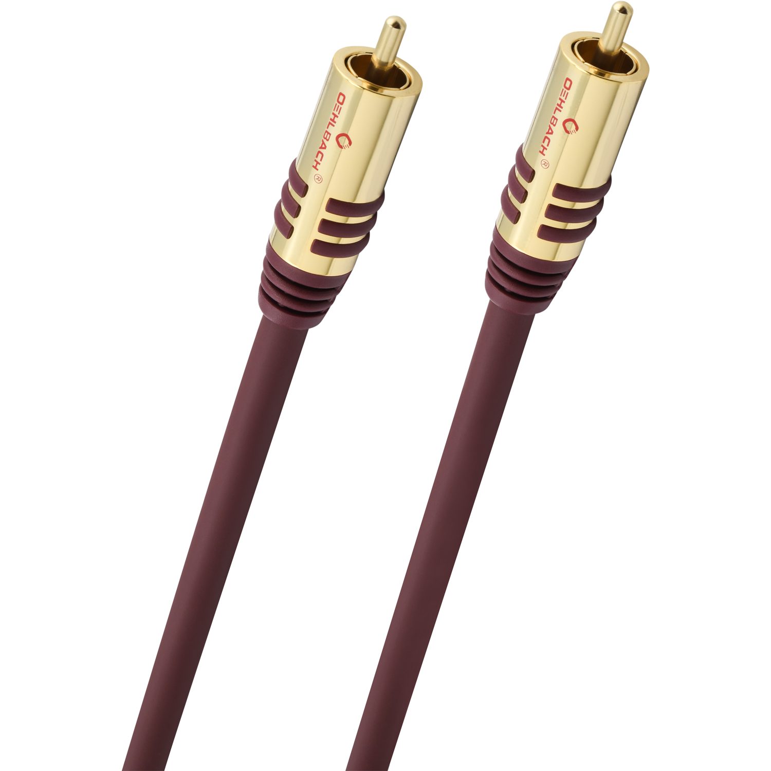 OEHLBACH NF Sub Subwoofer Cinch-Kabel Audio-Kabel, Cinch, Cinch (200 cm), Flexibel, Hochwertiges Kupfer