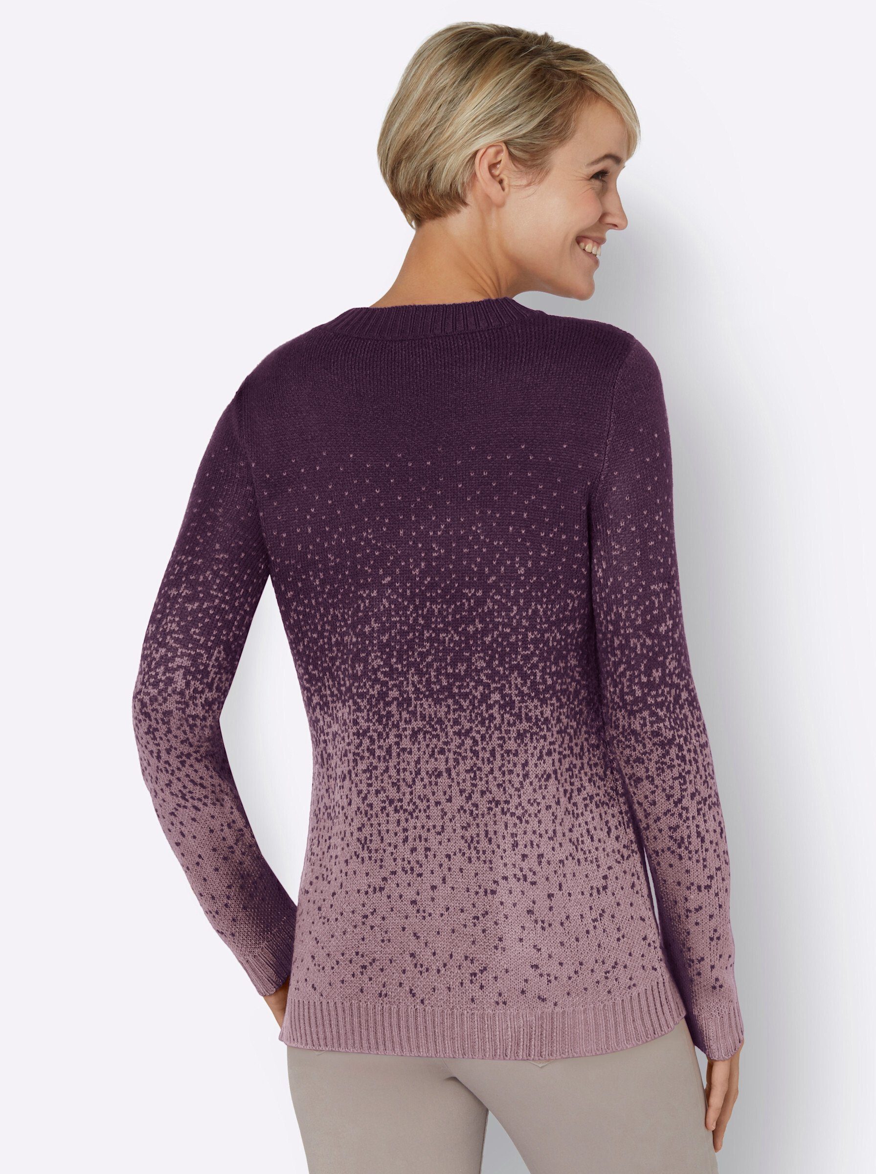 Sieh an! Strickpullover Jacquardpullover . günstig online kaufen