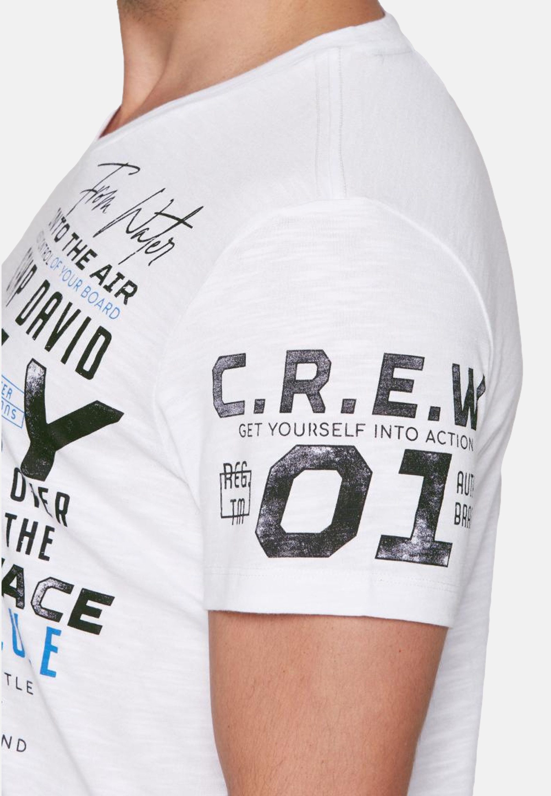 CAMP DAVID T-Shirt T-Shirt Kurzarmshirt (1-tlg., 1)