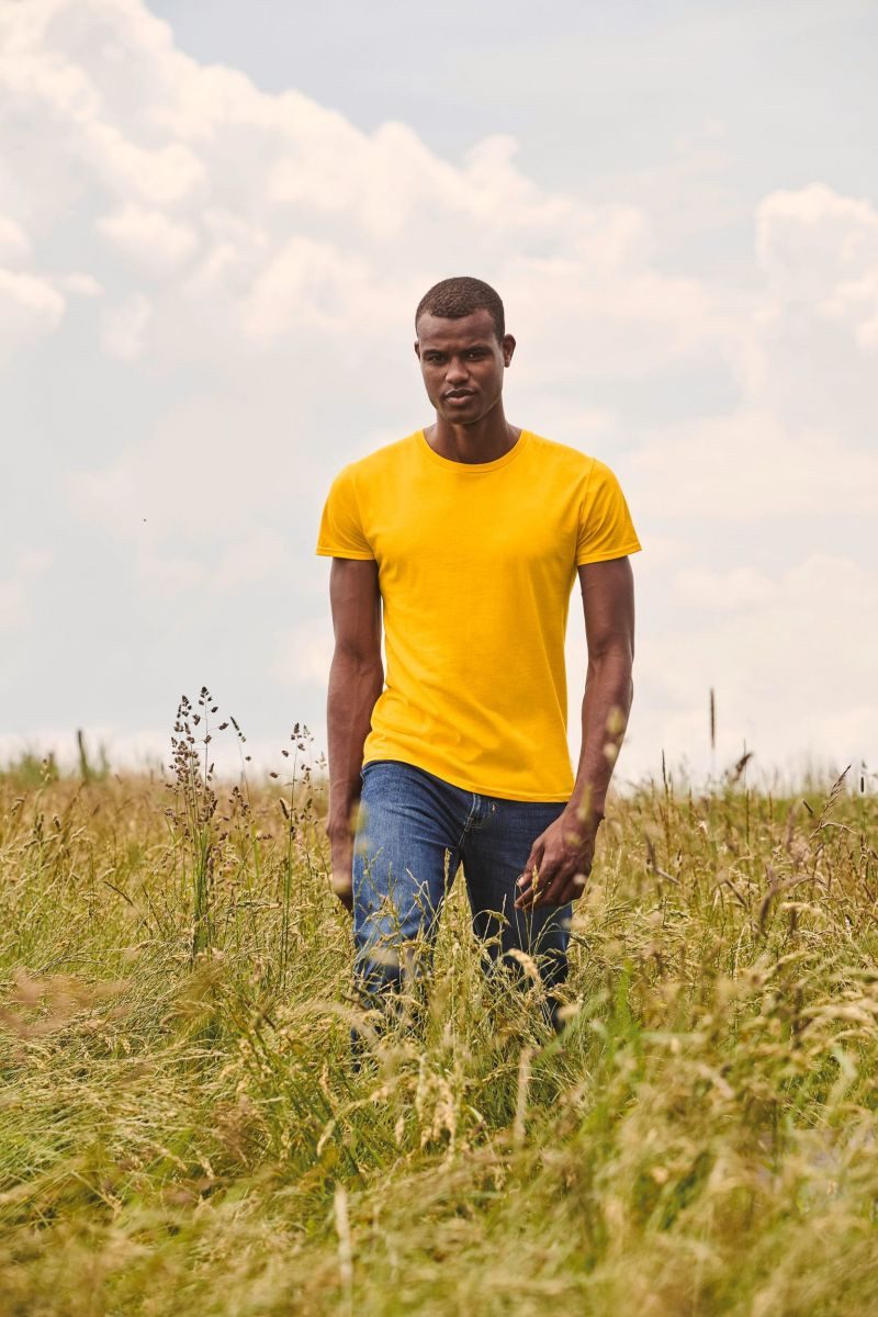 Fruit of the Loom Rundhalsshirt Herren Iconic T, 100% gekämmte, ringgesponnene Baumwolle
