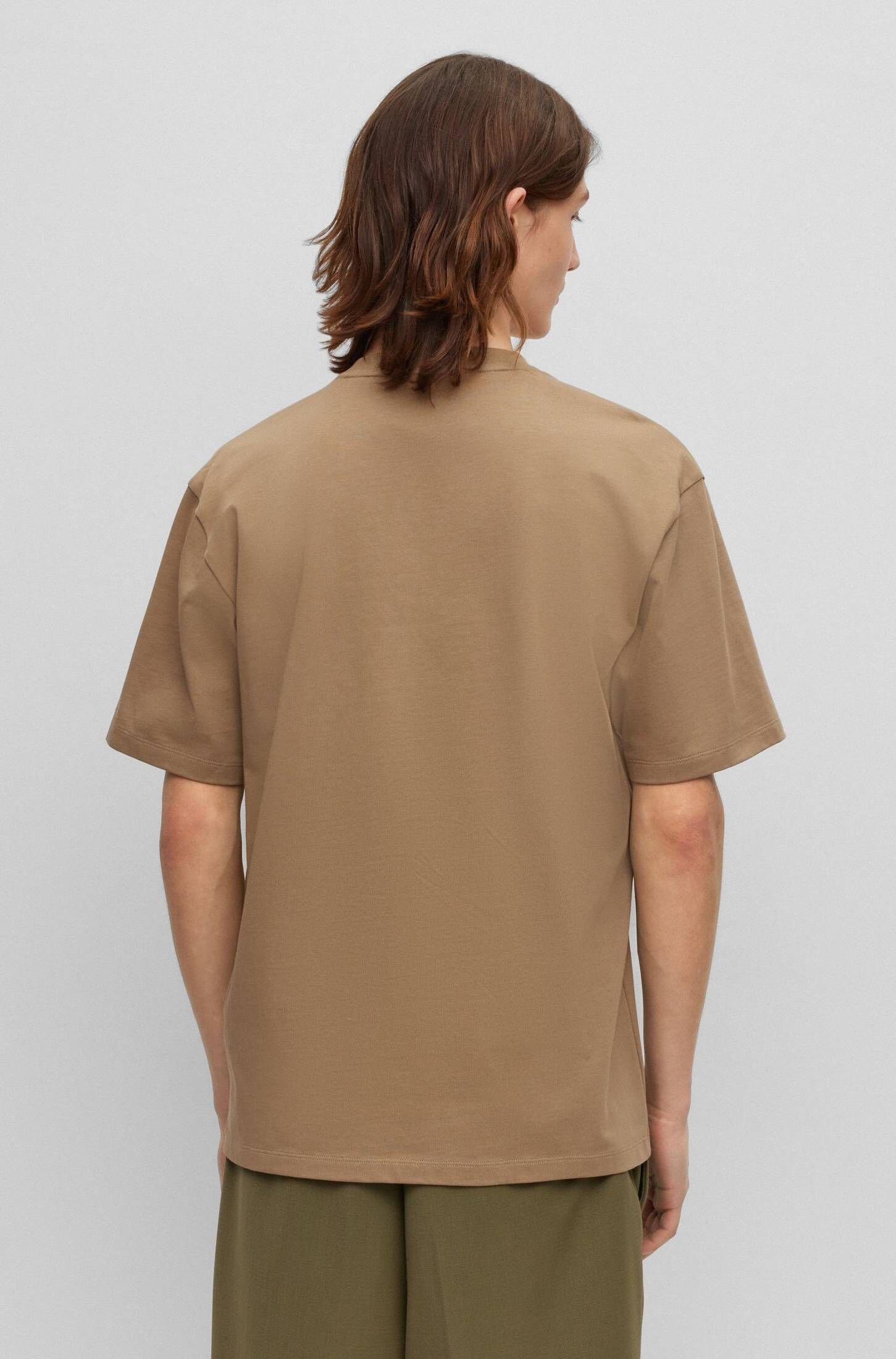 HUGO T-Shirt T-Shirt Herren (25) DAKAISHI (1-tlg) braun