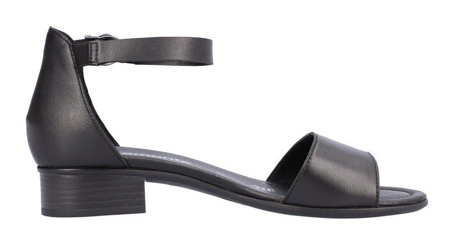 Sandalette schwarz Zierriemchen mit Remonte