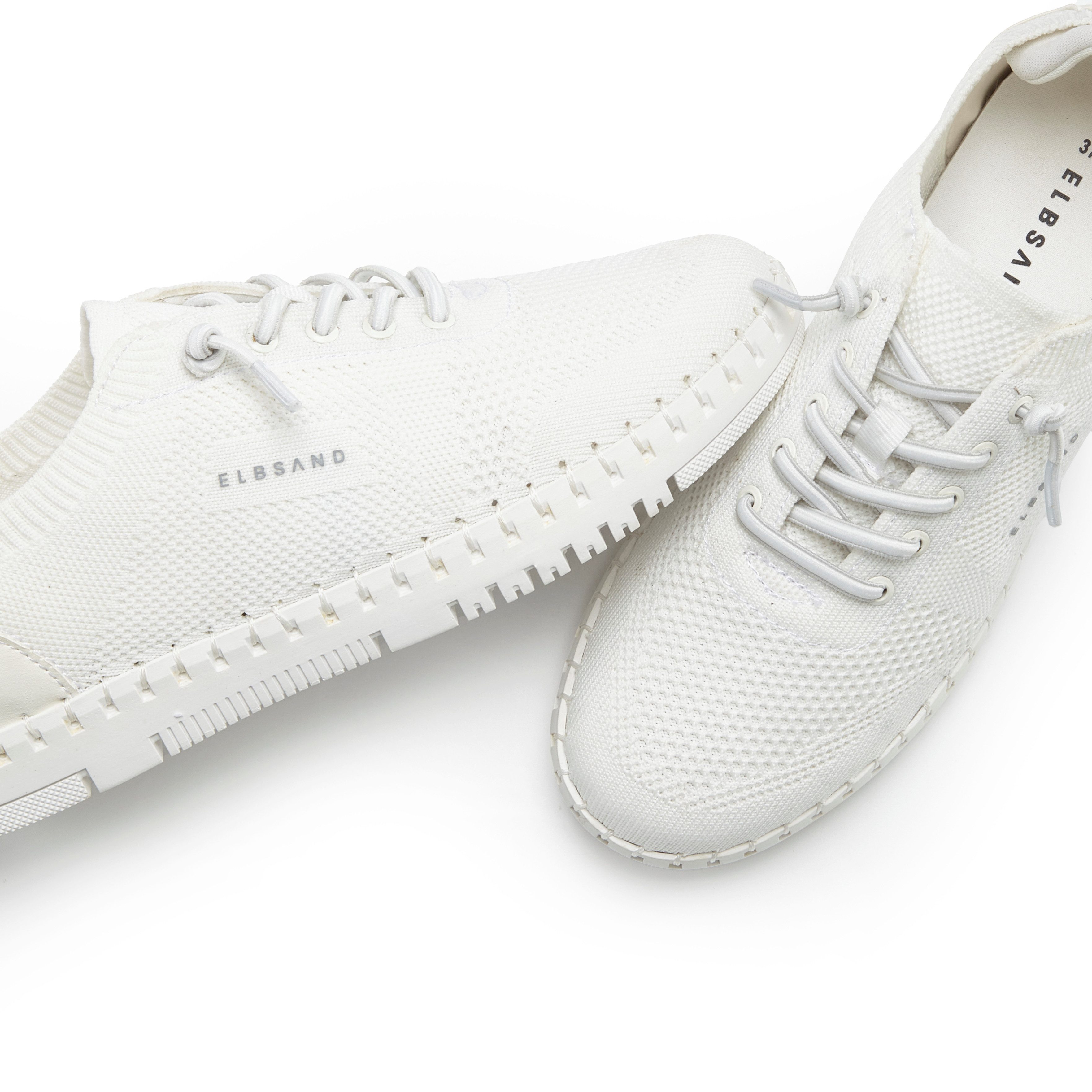 Elbsand Freizeitschuh, Slip-On-Sneaker Sneaker NEU zum Reinschlüpfen mit elastischen Schnürbändern VEGAN