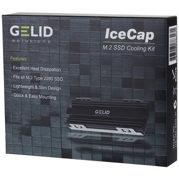 GELID Solutions CPU Kühler Gelid ICECAP M.2 SSD Cooling Kit M.2 SSD-Kühler